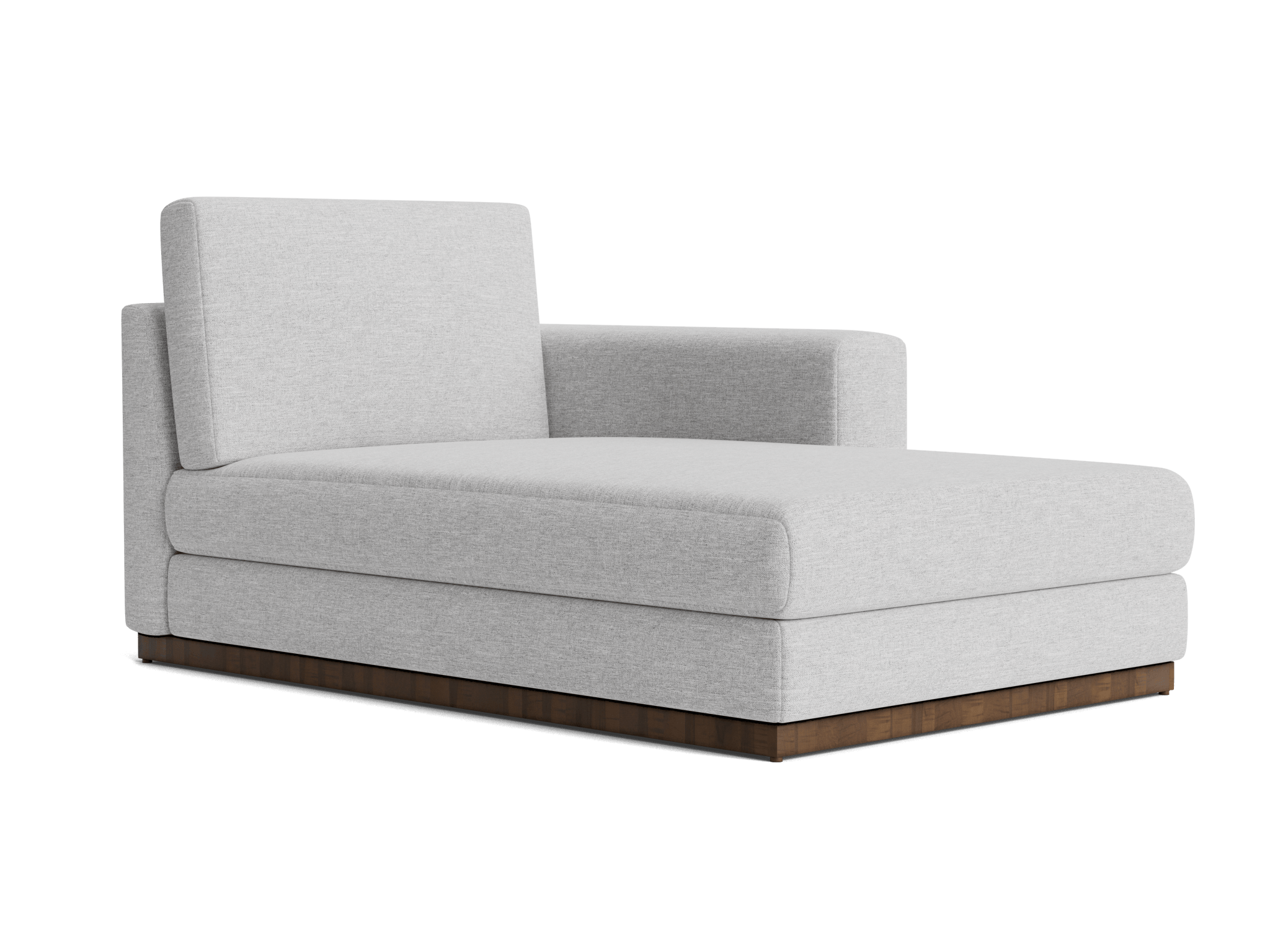 holt single arm chaise milo dove