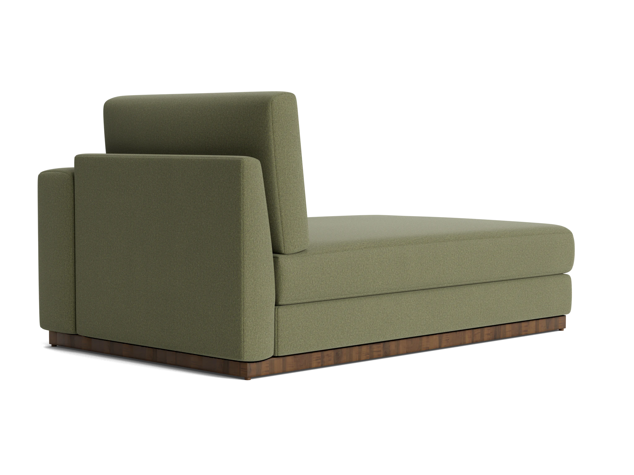 holt single arm chaise faithful olive