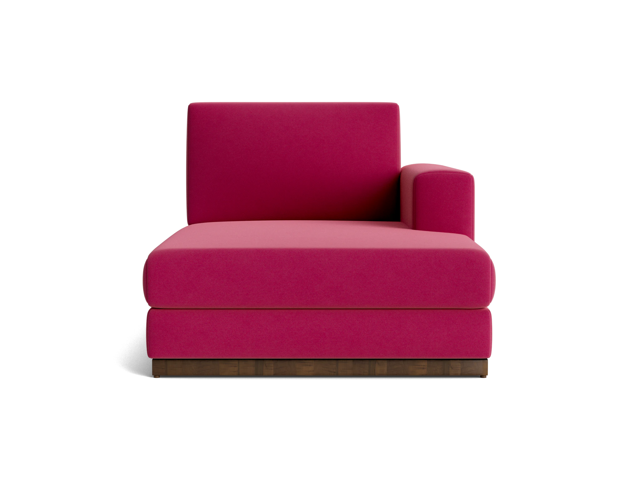 holt single arm chaise royale berry