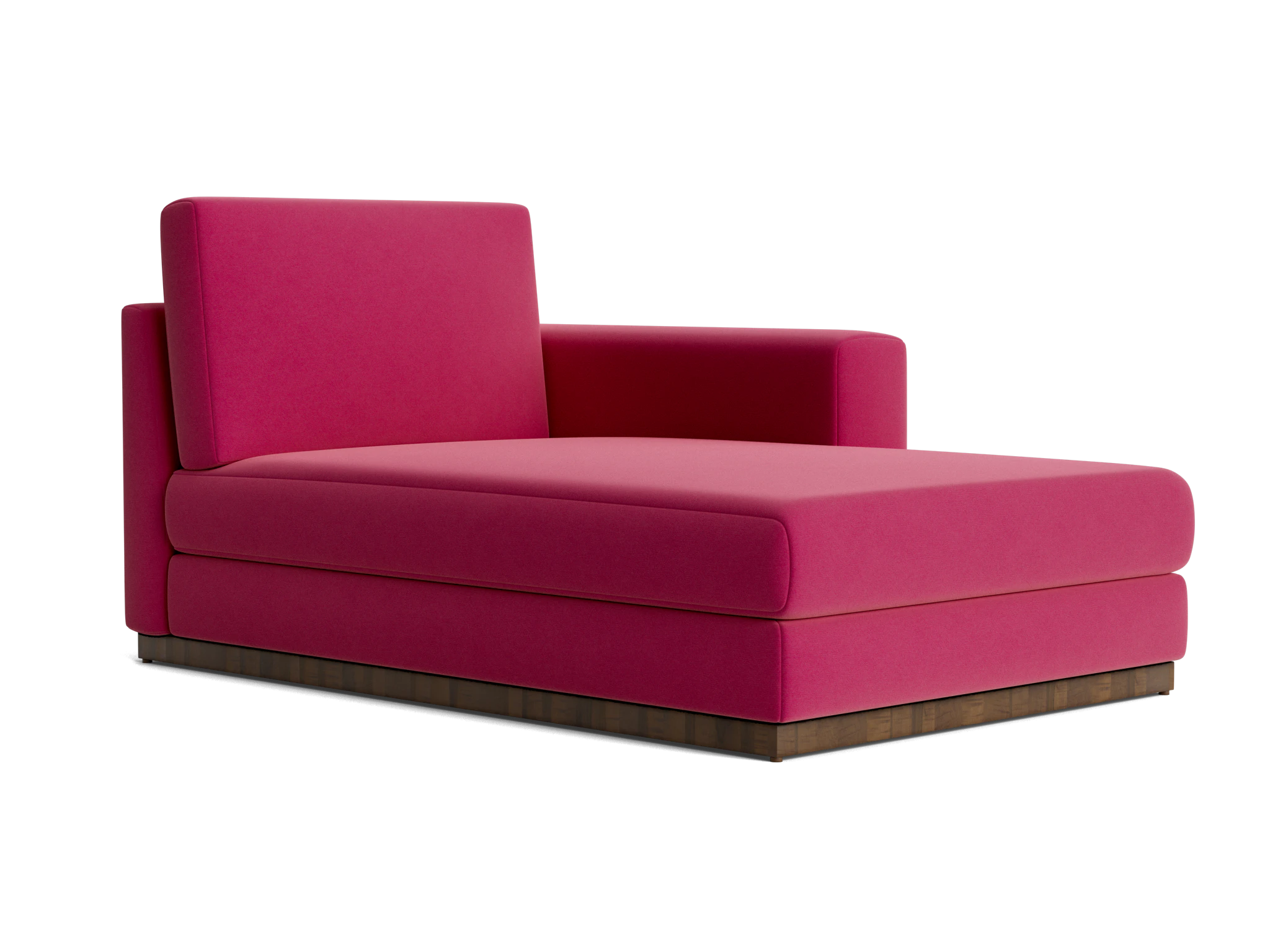 holt single arm chaise royale berry