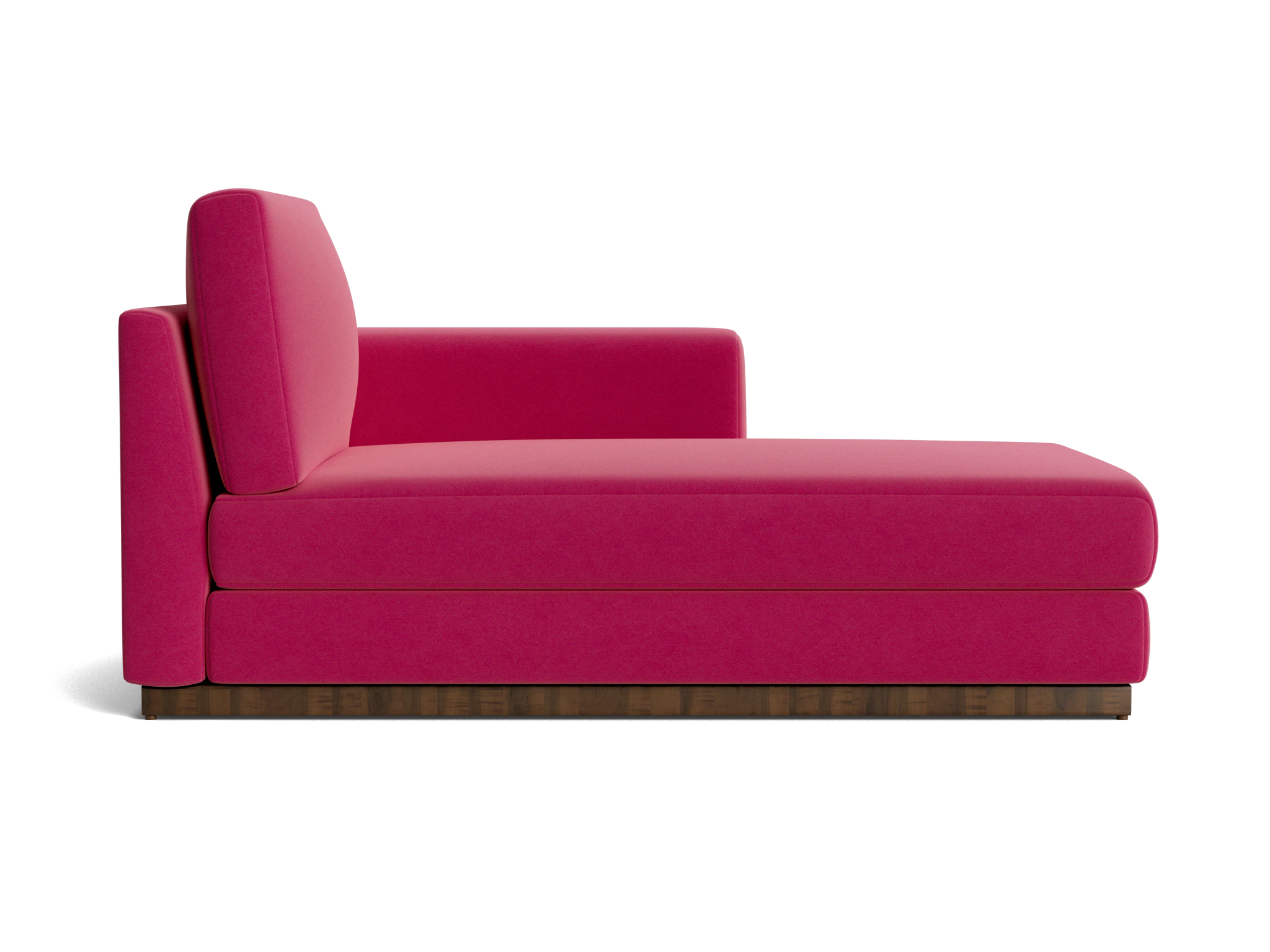 holt single arm chaise royale berry