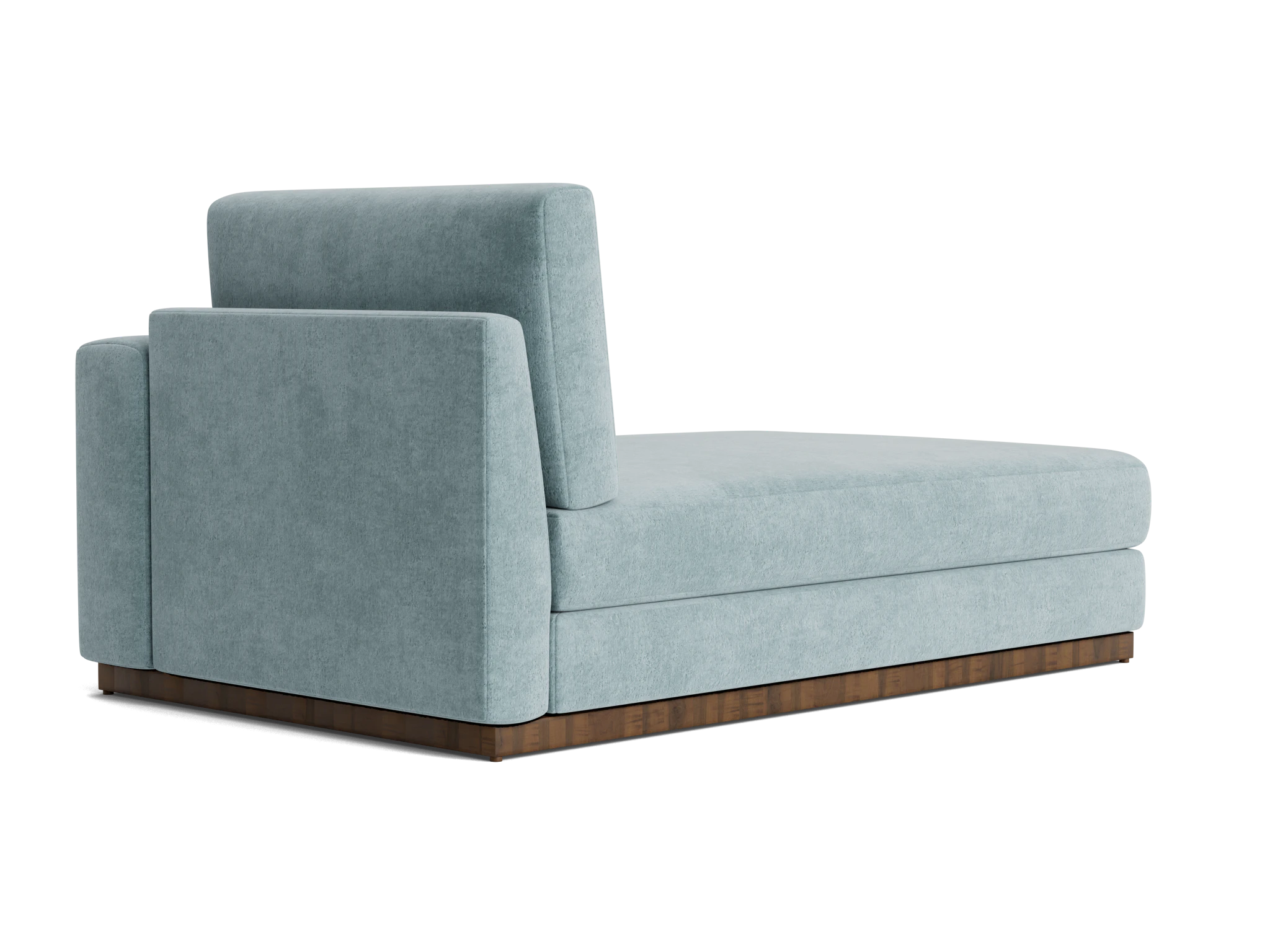 holt single arm chaise plush mist