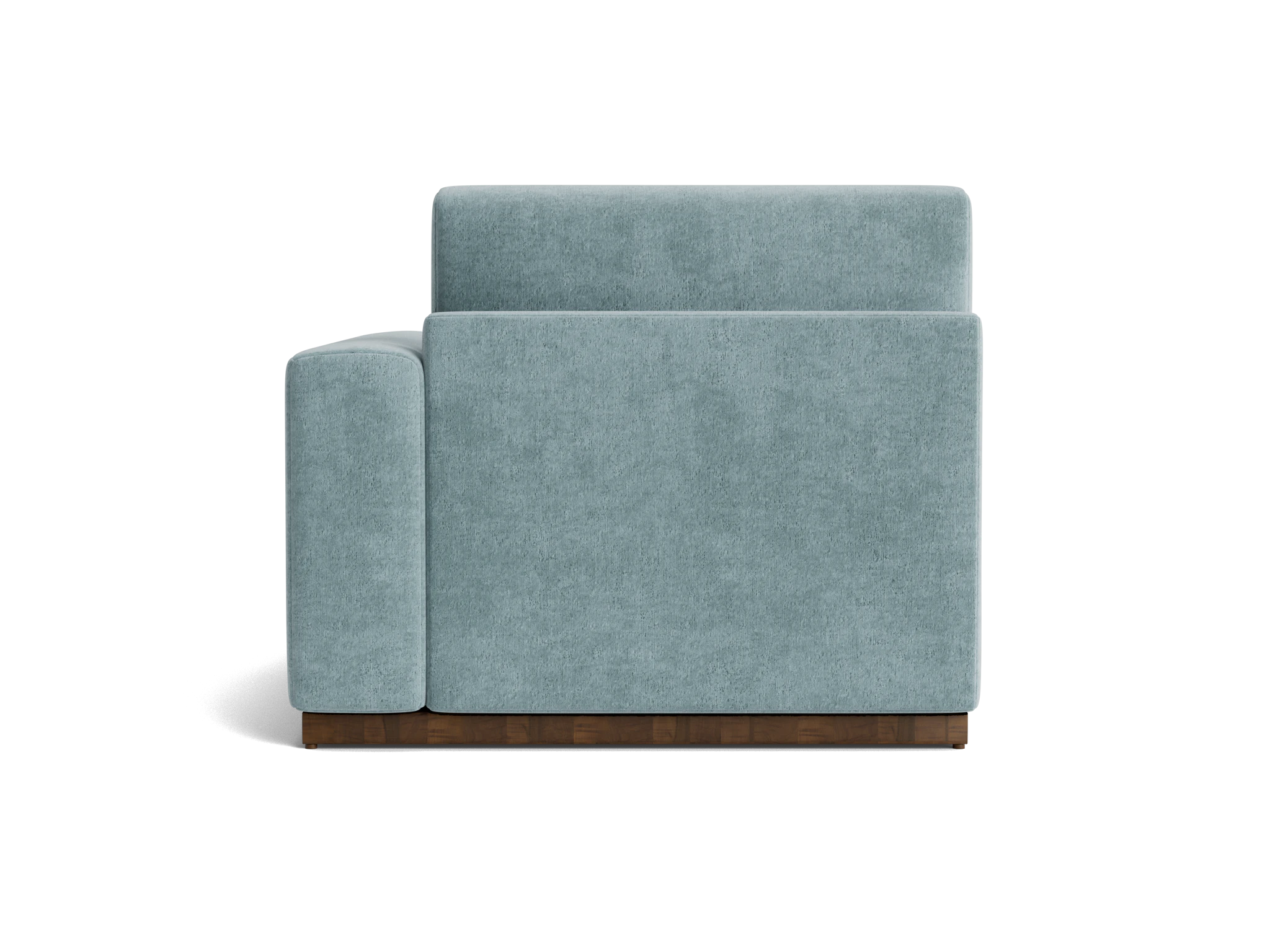holt single arm chaise plush mist