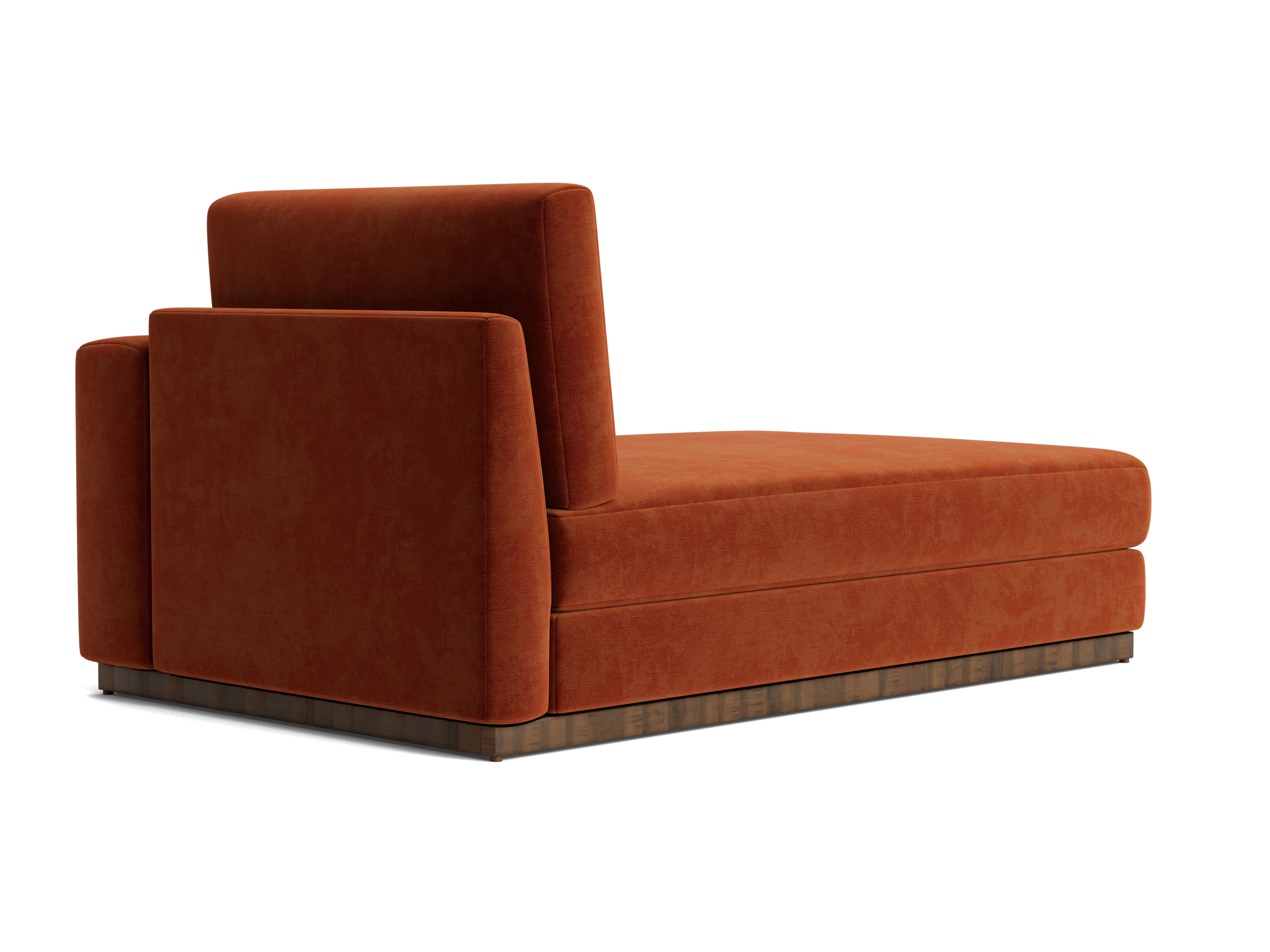 holt single arm chaise harper cinnamon