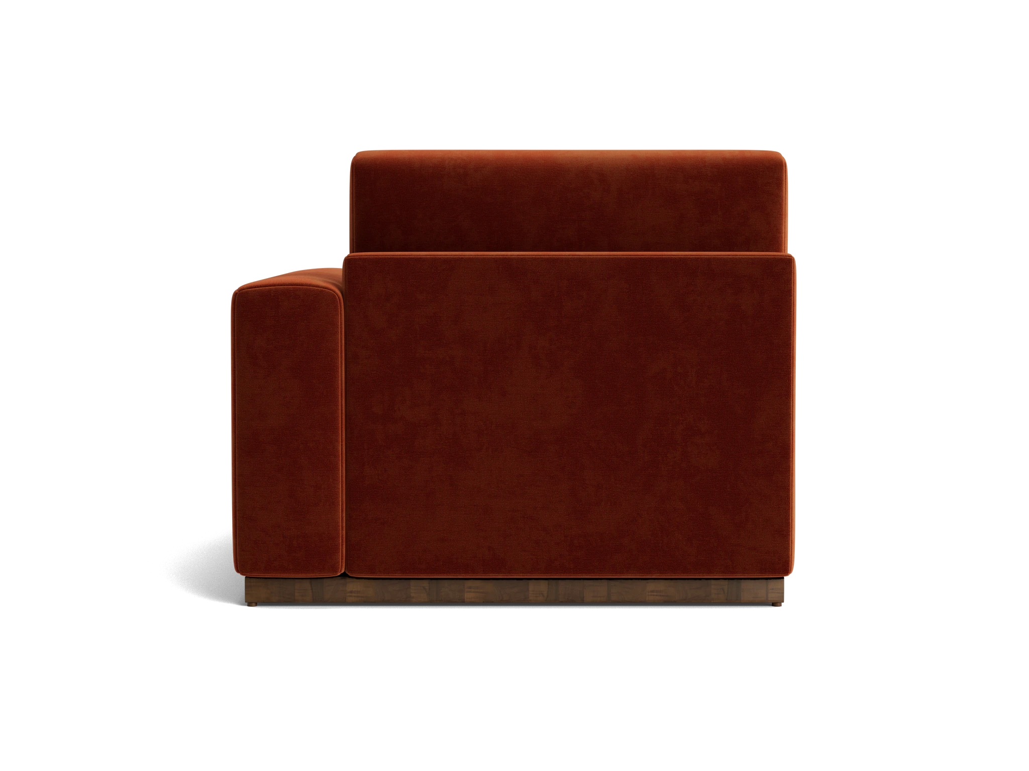 holt single arm chaise harper cinnamon