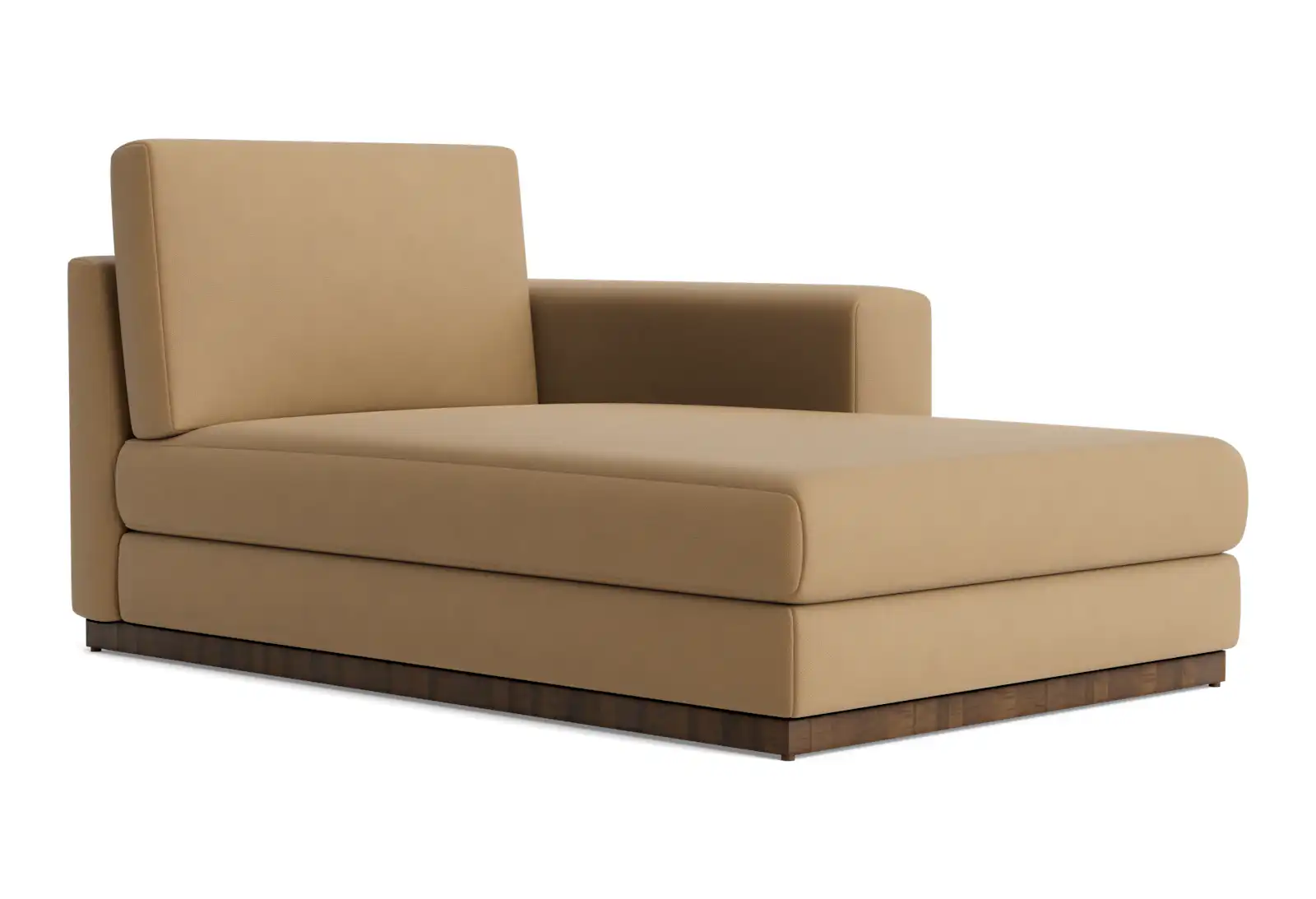 holt single arm chaise washed california biscuit