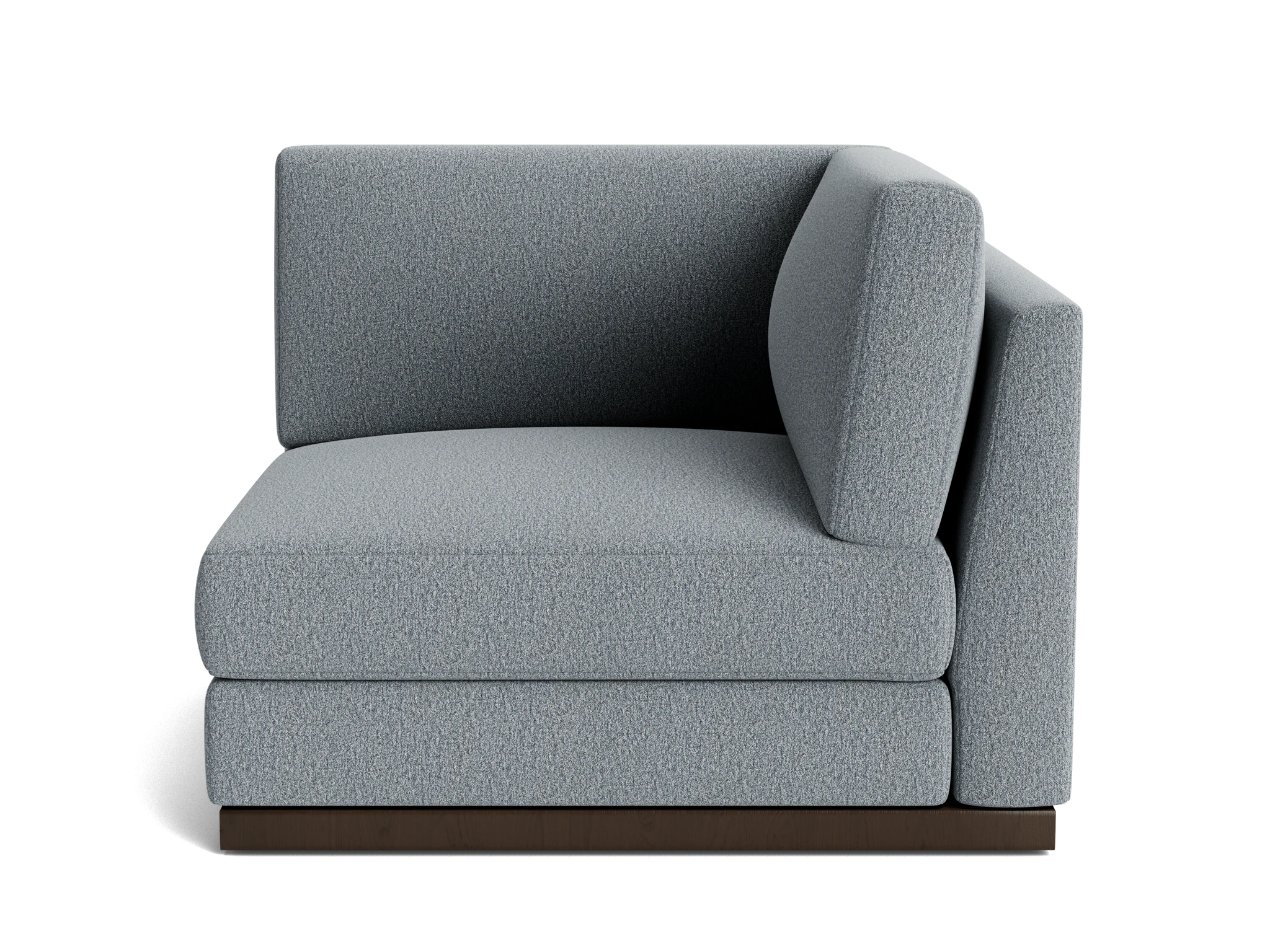 holt corner chair synergy pewter