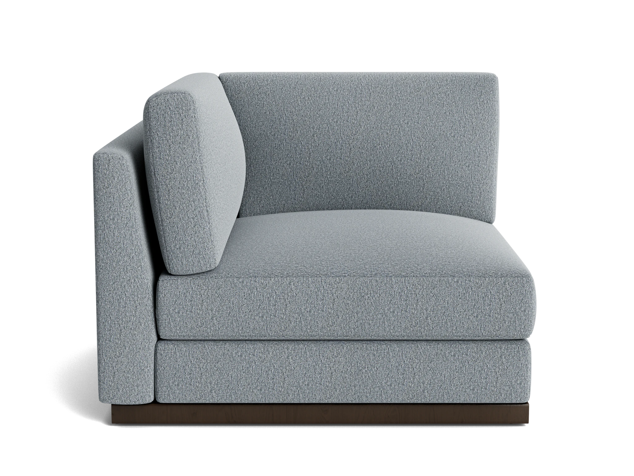 holt corner chair synergy pewter