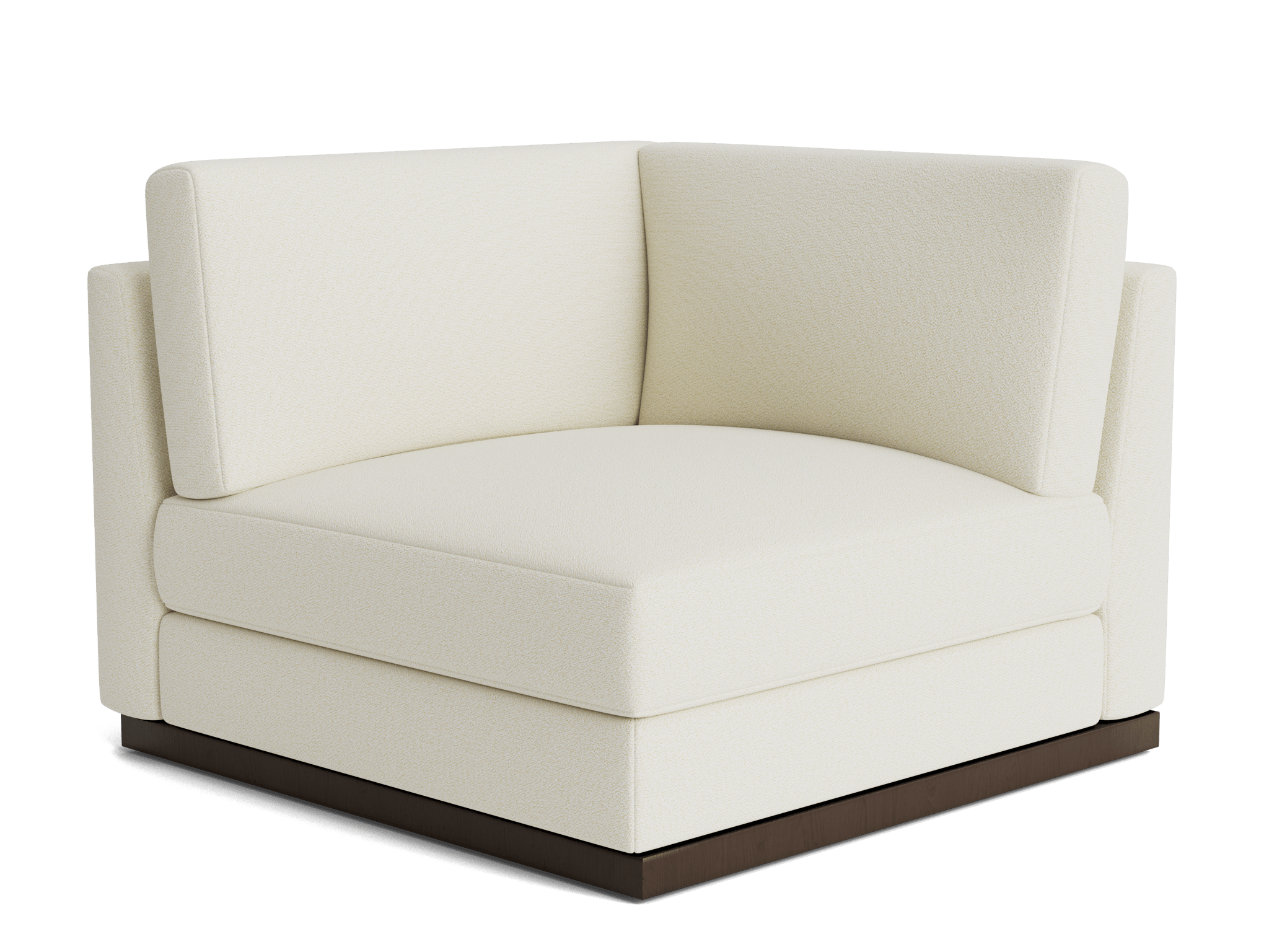 holt corner chair tussah snow