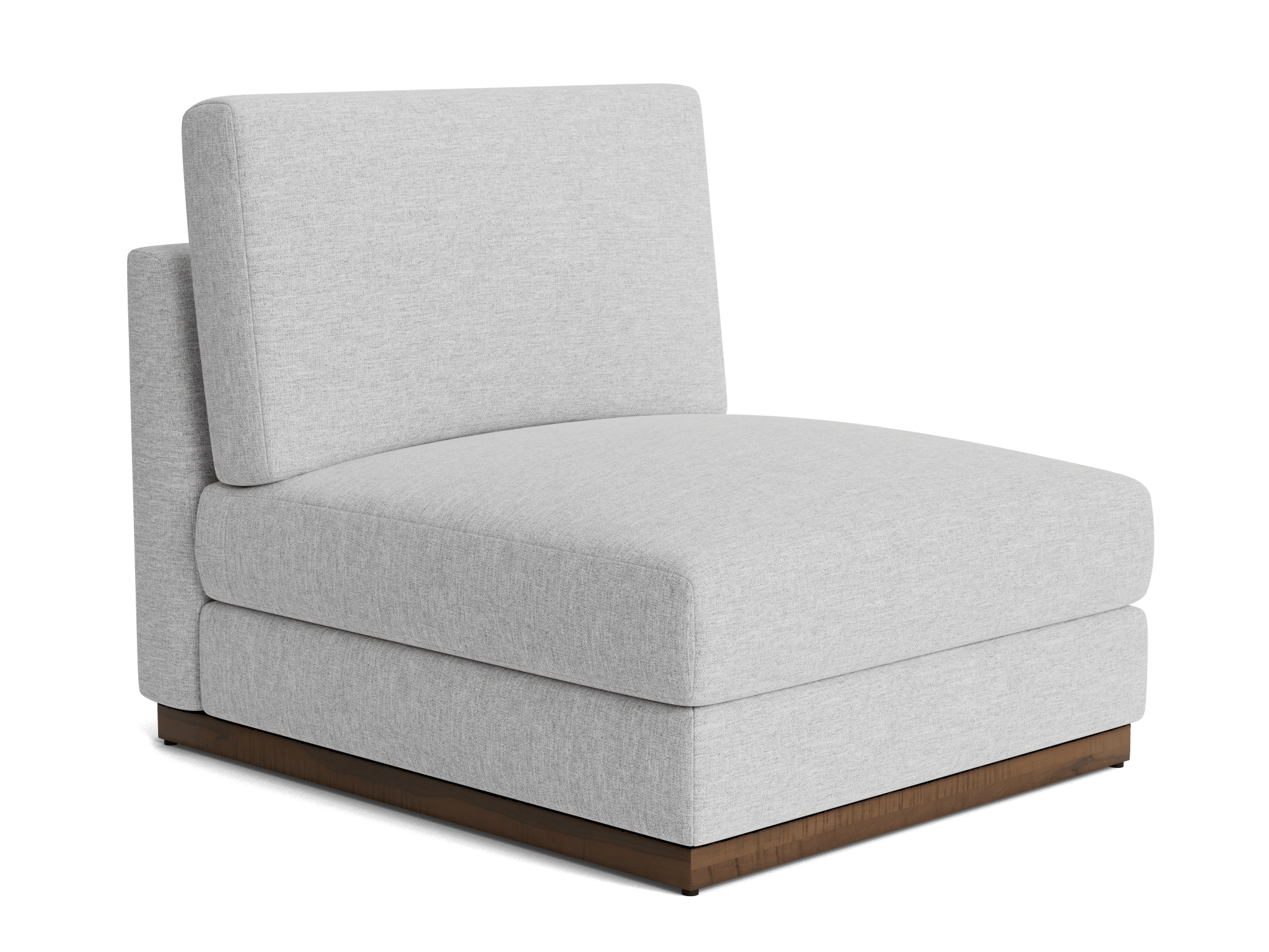 holt armless chair milo dove