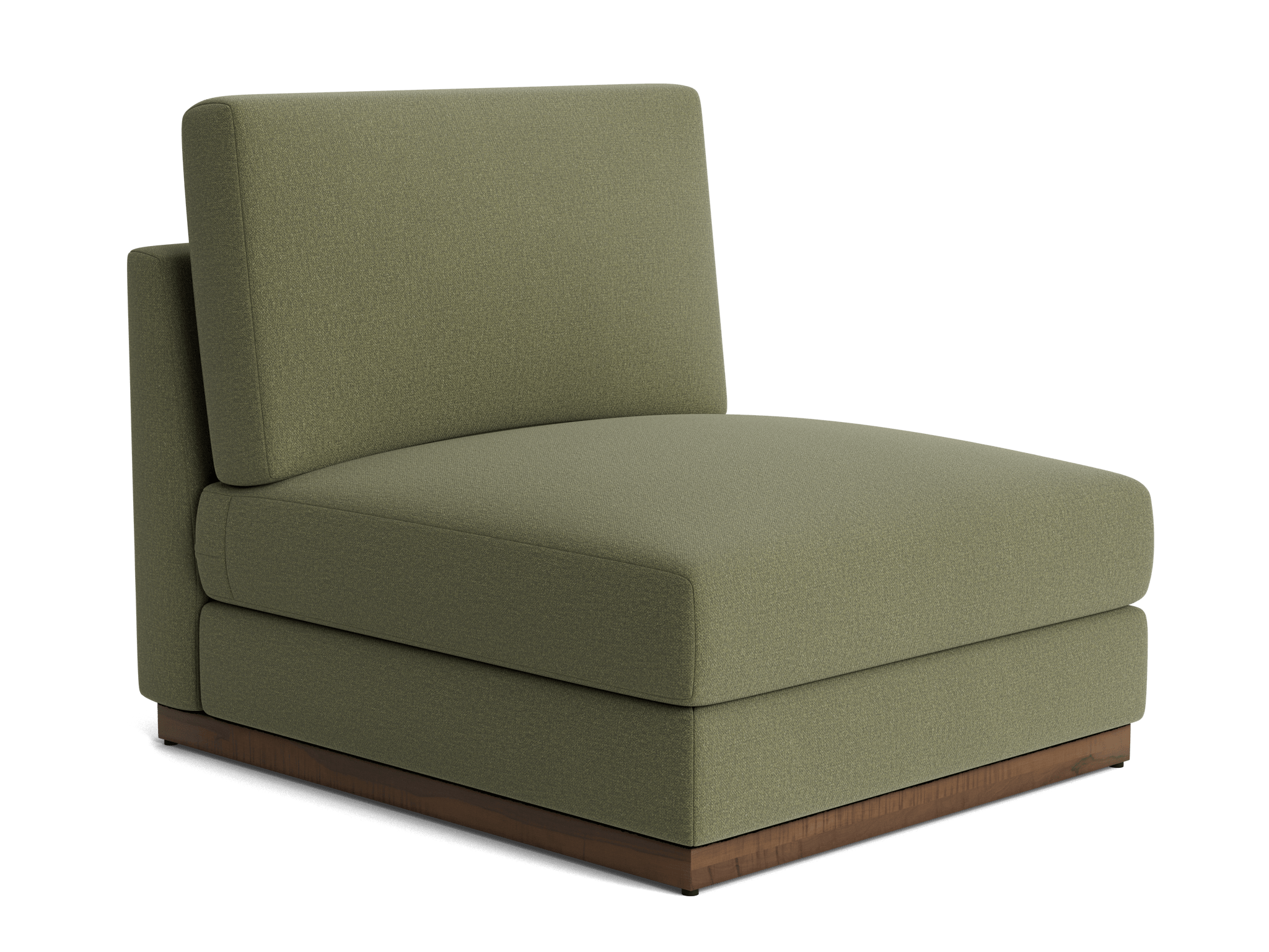 holt armless chair faithful olive