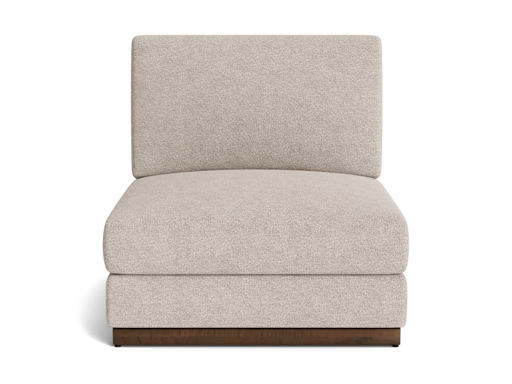 holt armless chair borough cotton