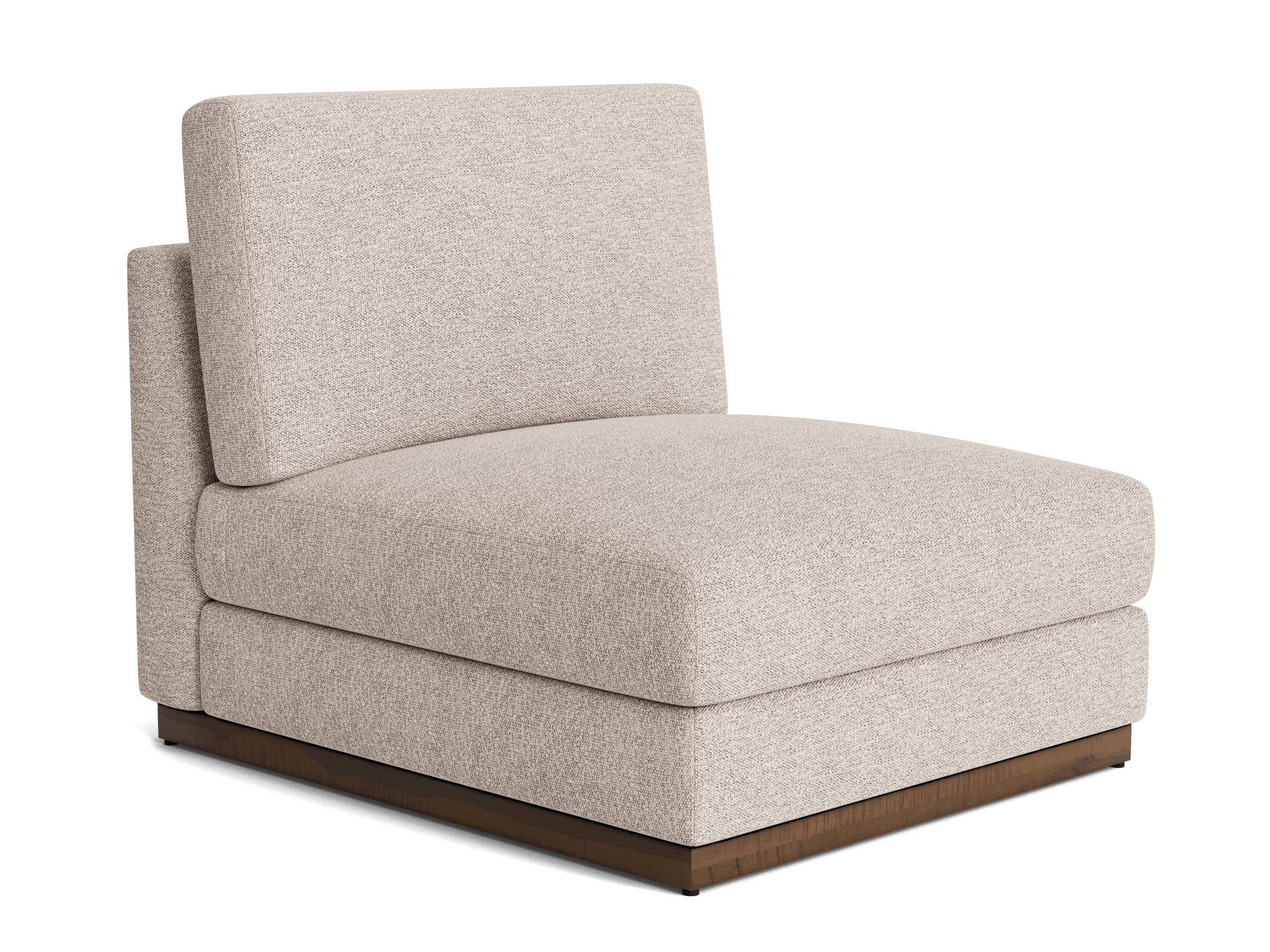 holt armless chair borough cotton