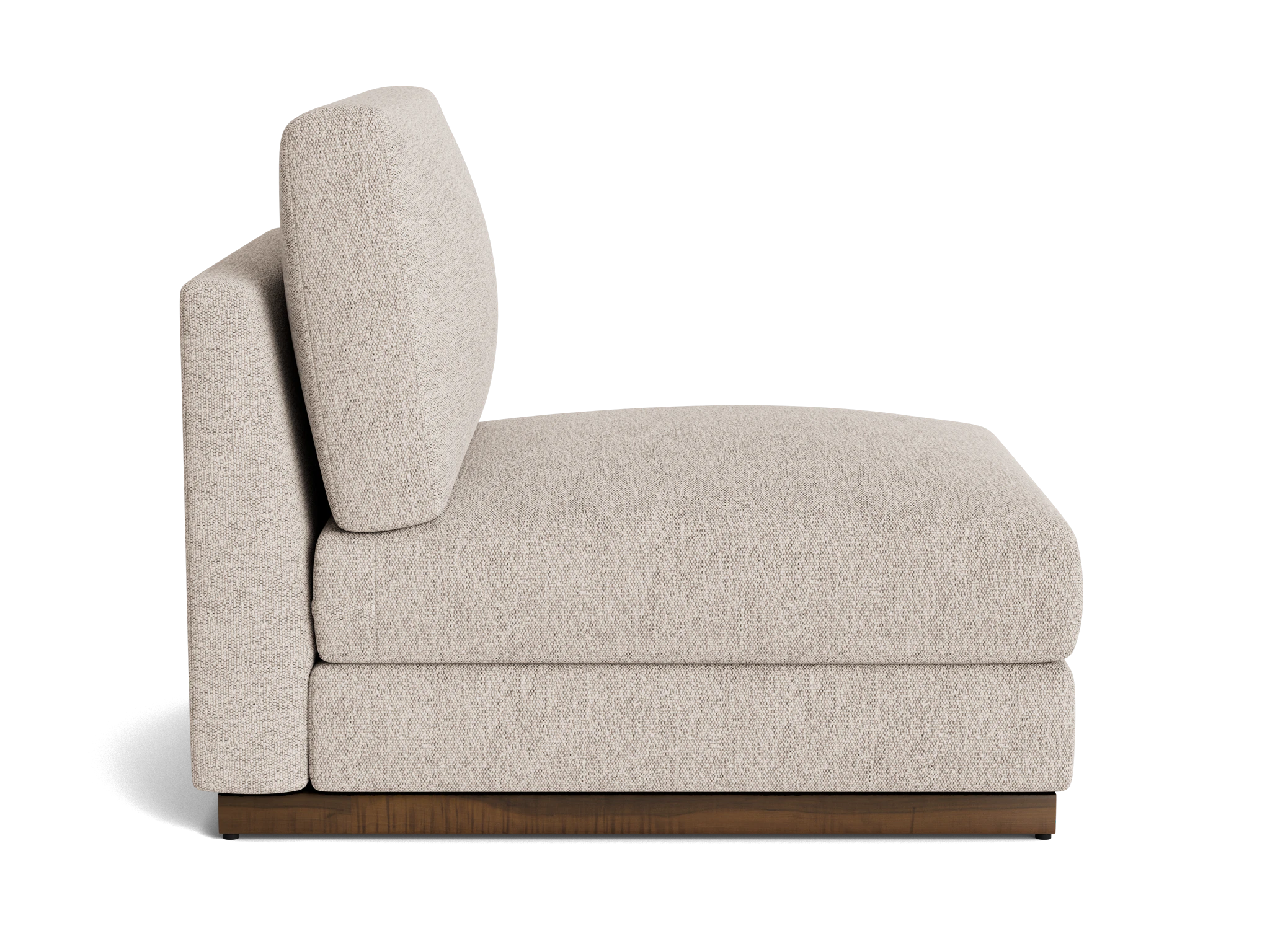 holt armless chair borough cotton