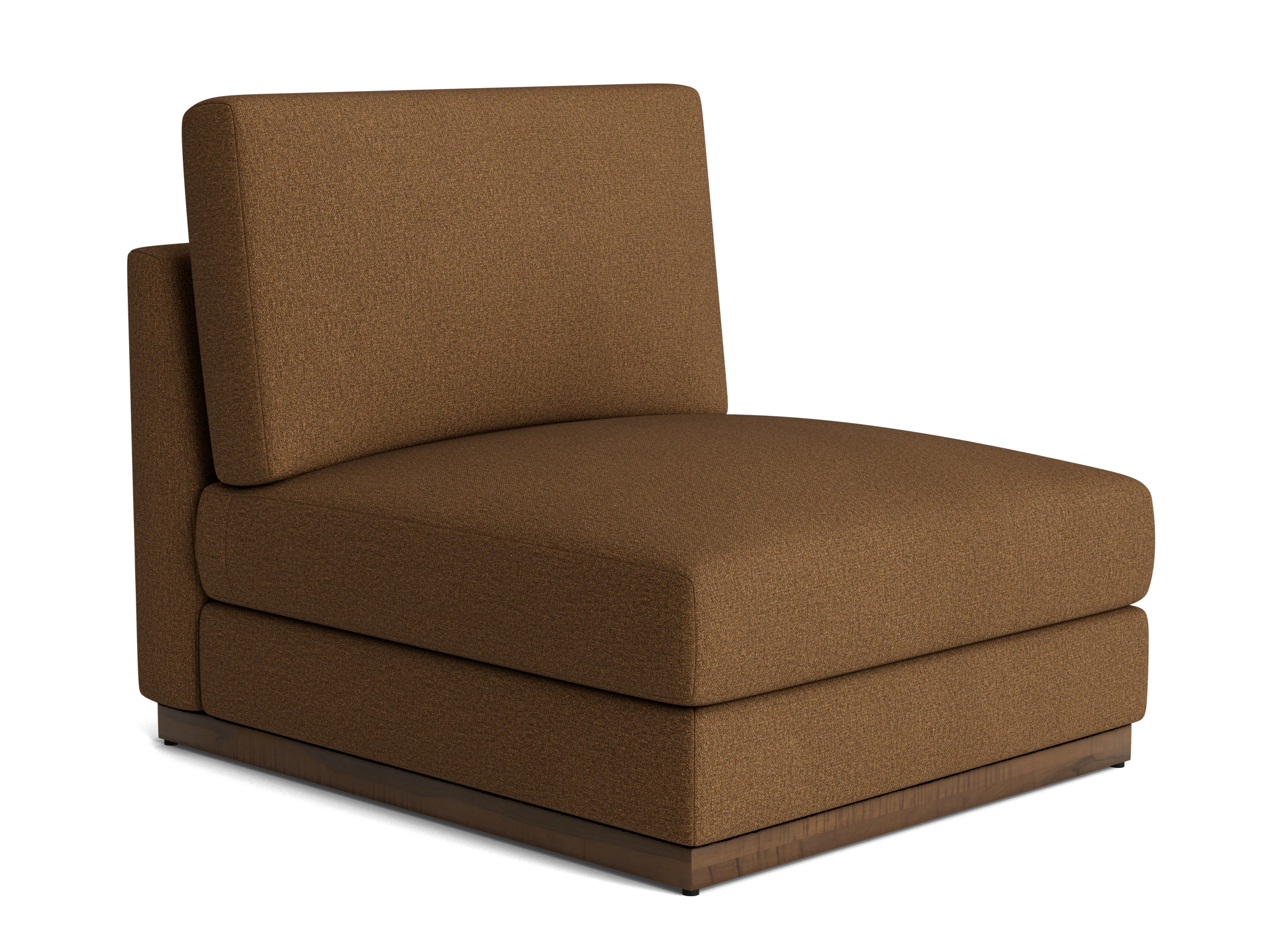 holt armless chair faithful mocha