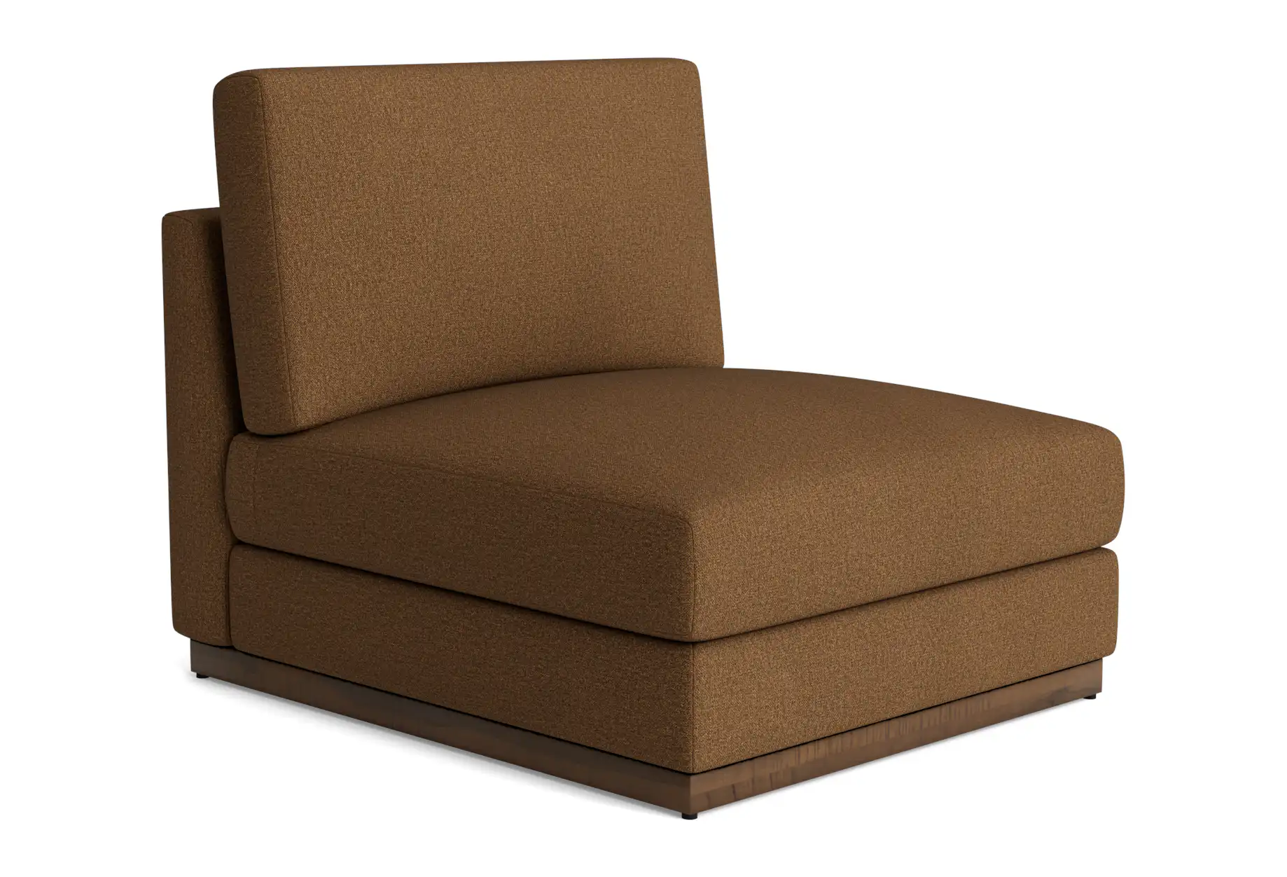 holt armless chair faithful mocha