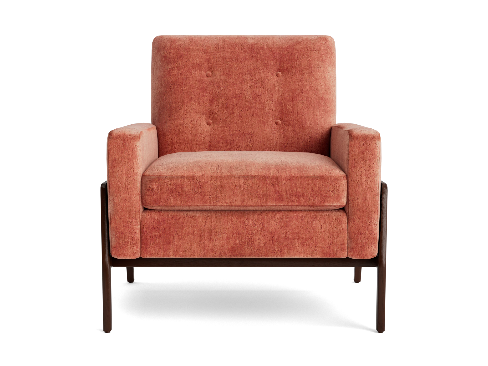 clyde chair plush terra rose