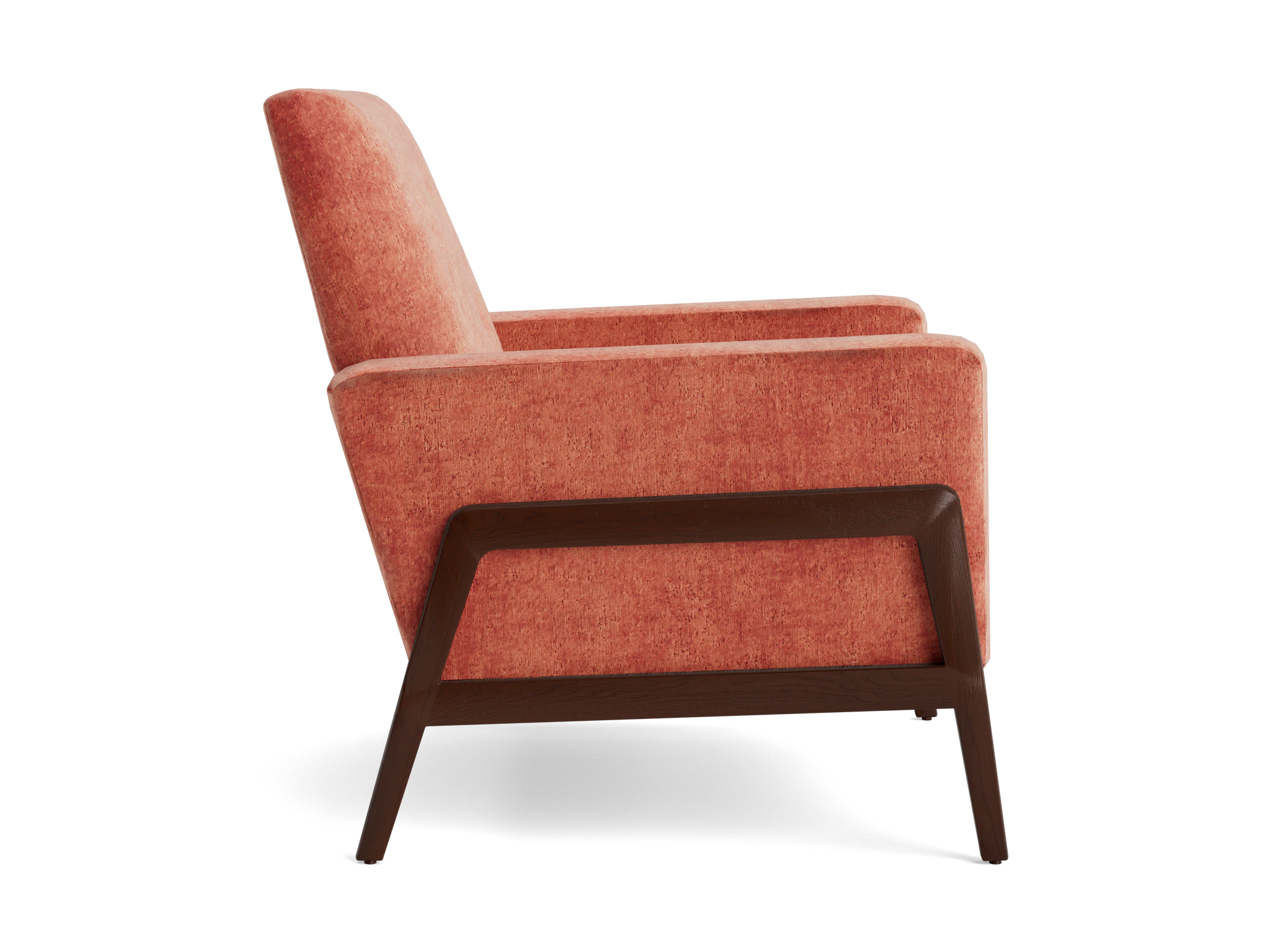 clyde chair plush terra rose