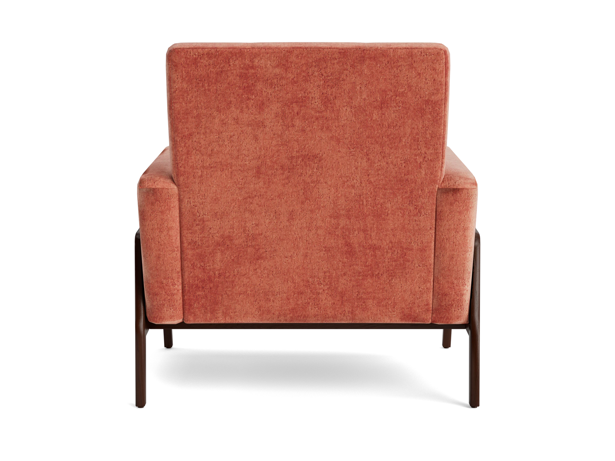 clyde chair plush terra rose