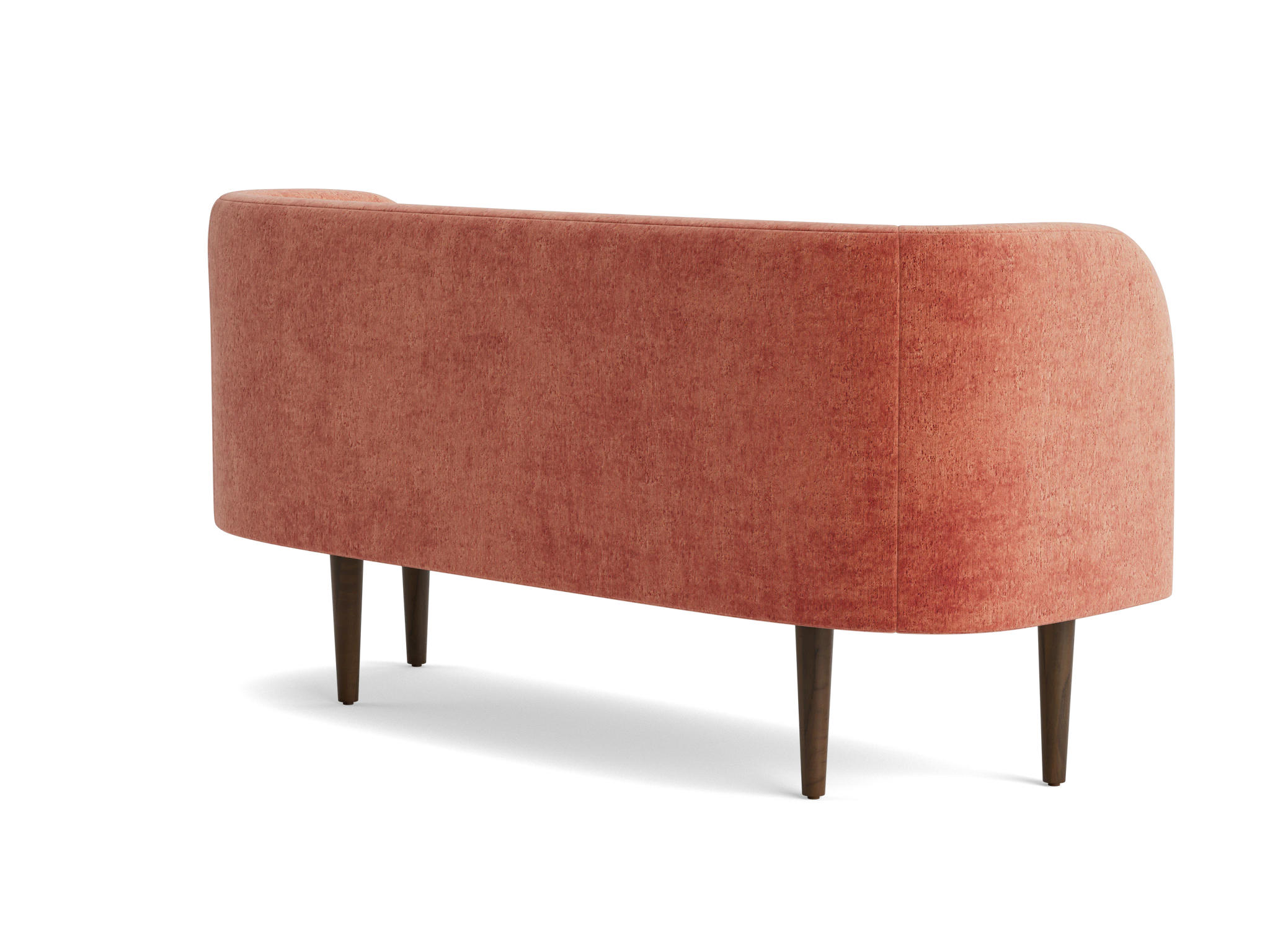 elsie bench plush terra rose