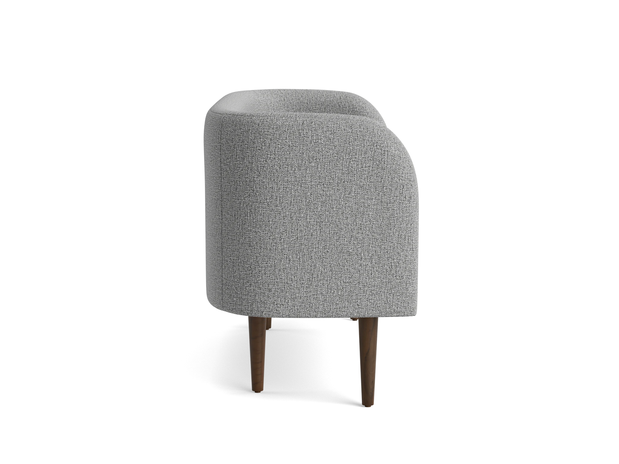 elsie bench taylor felt gray