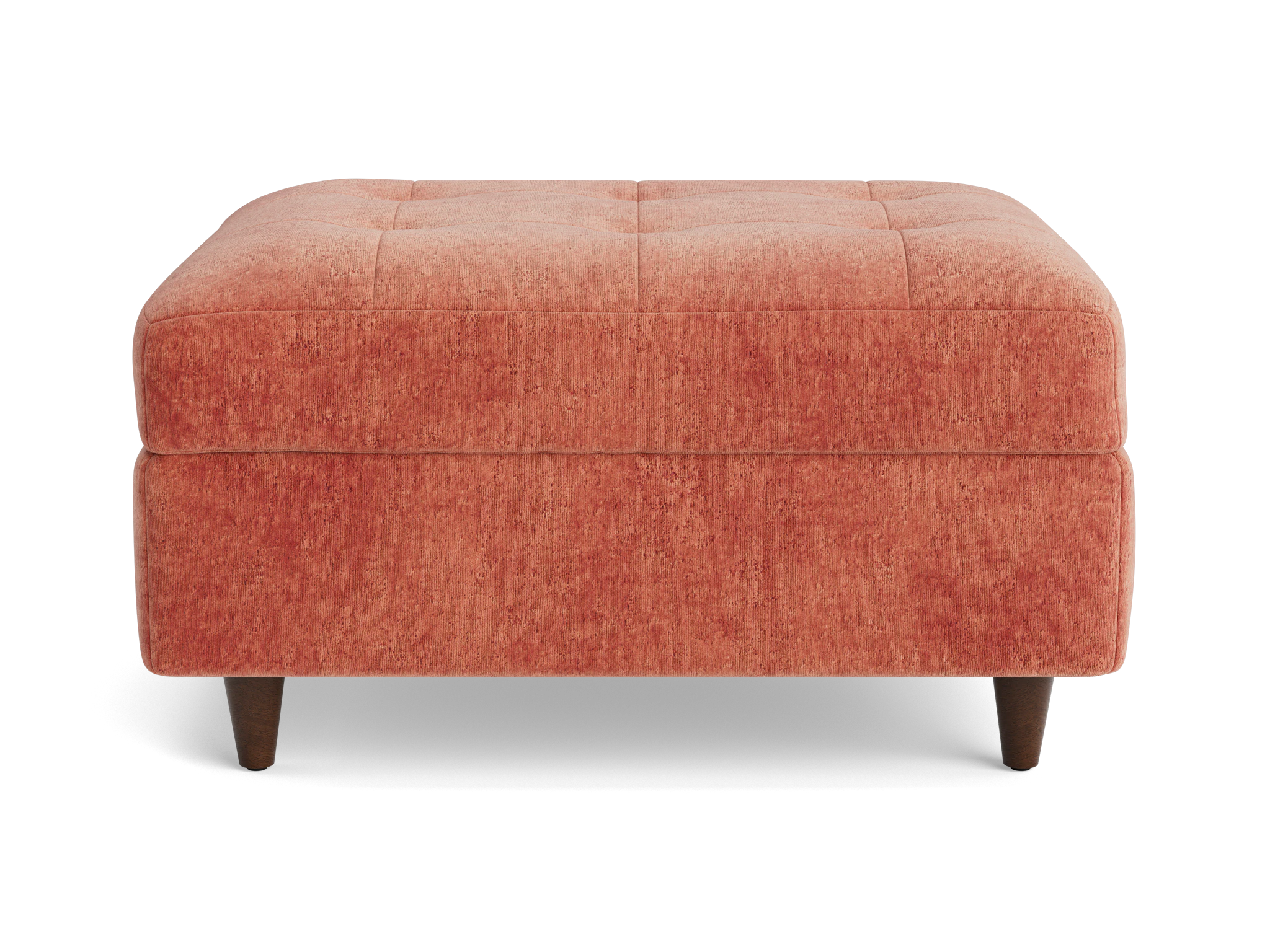 eliot storage ottoman plush terra rose