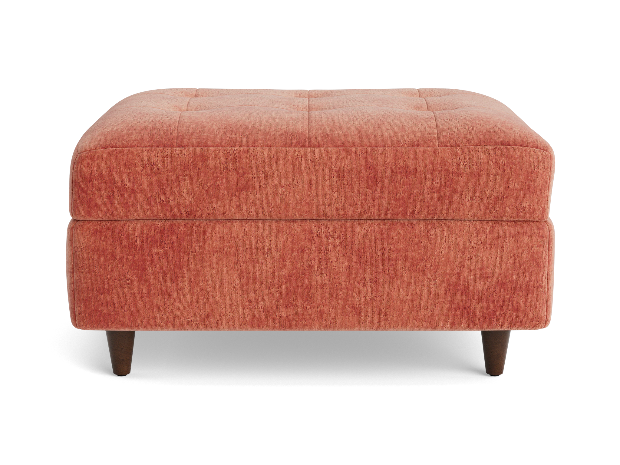 eliot storage ottoman plush terra rose