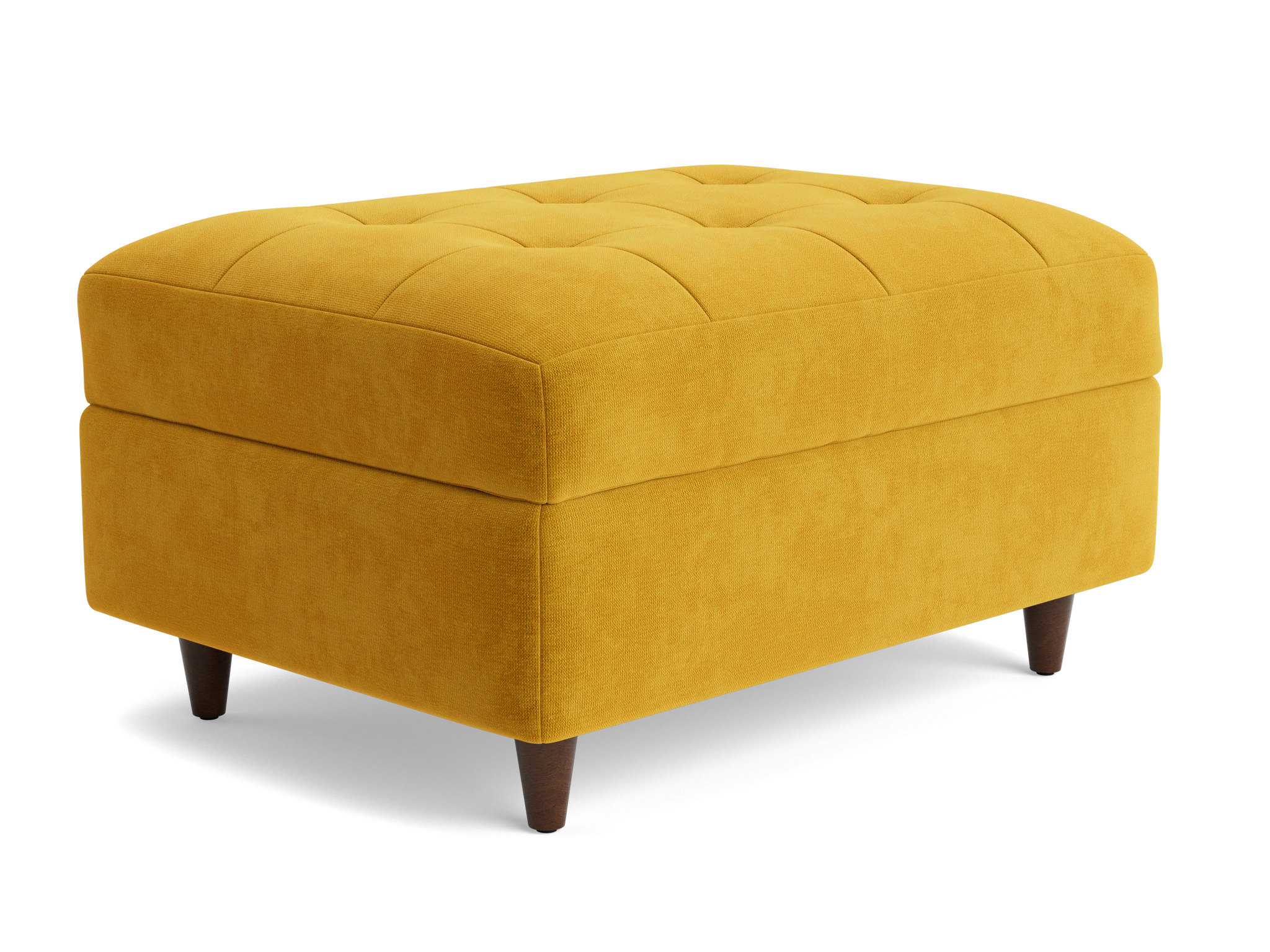 eliot storage ottoman harper amber gold