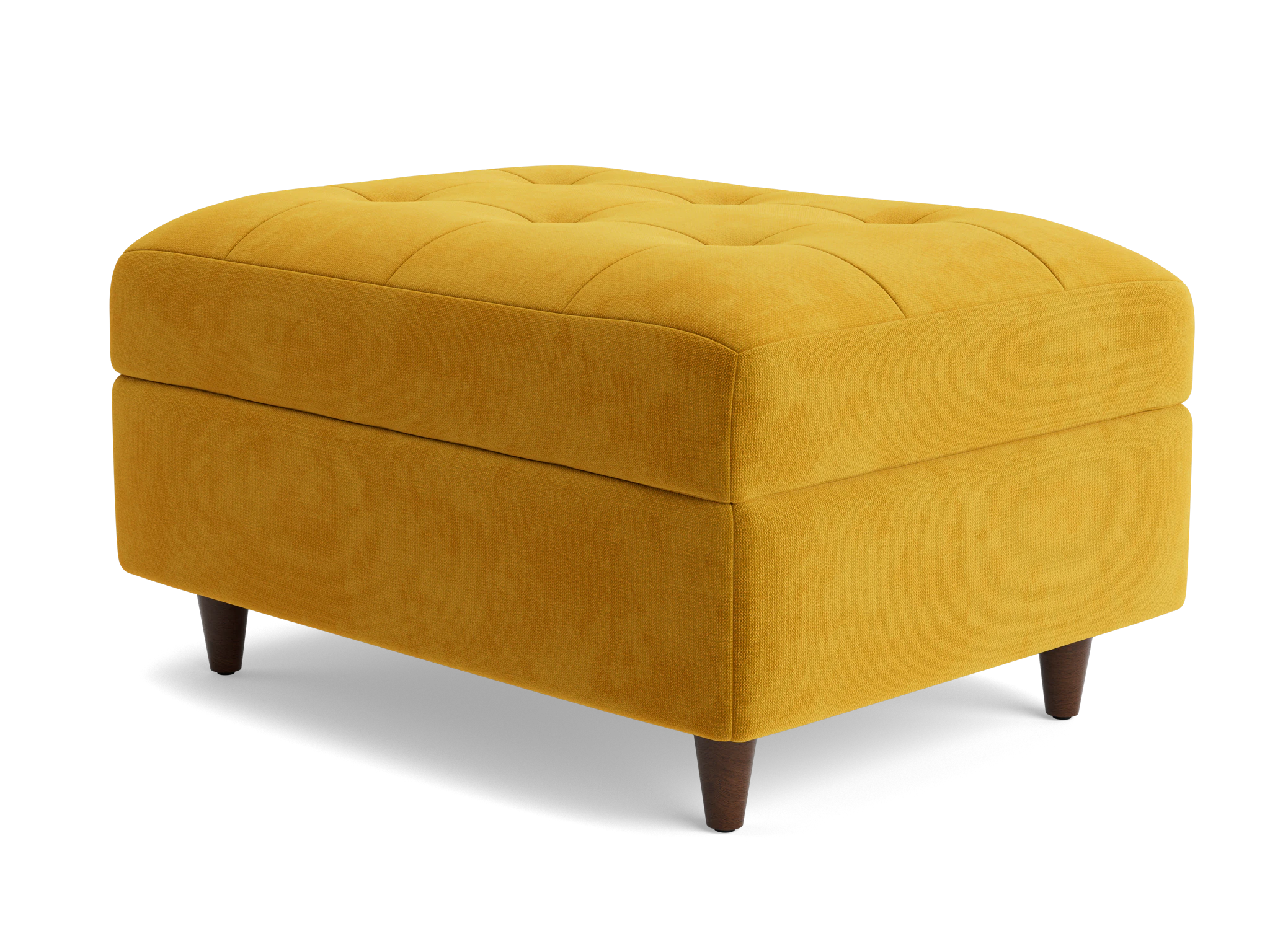 eliot storage ottoman harper amber gold