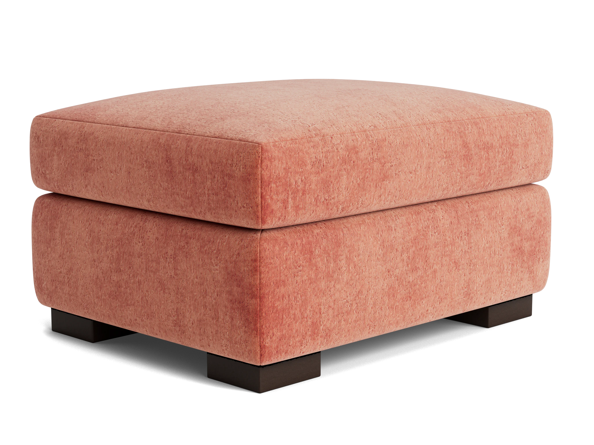 anton storage ottoman plush terra rose