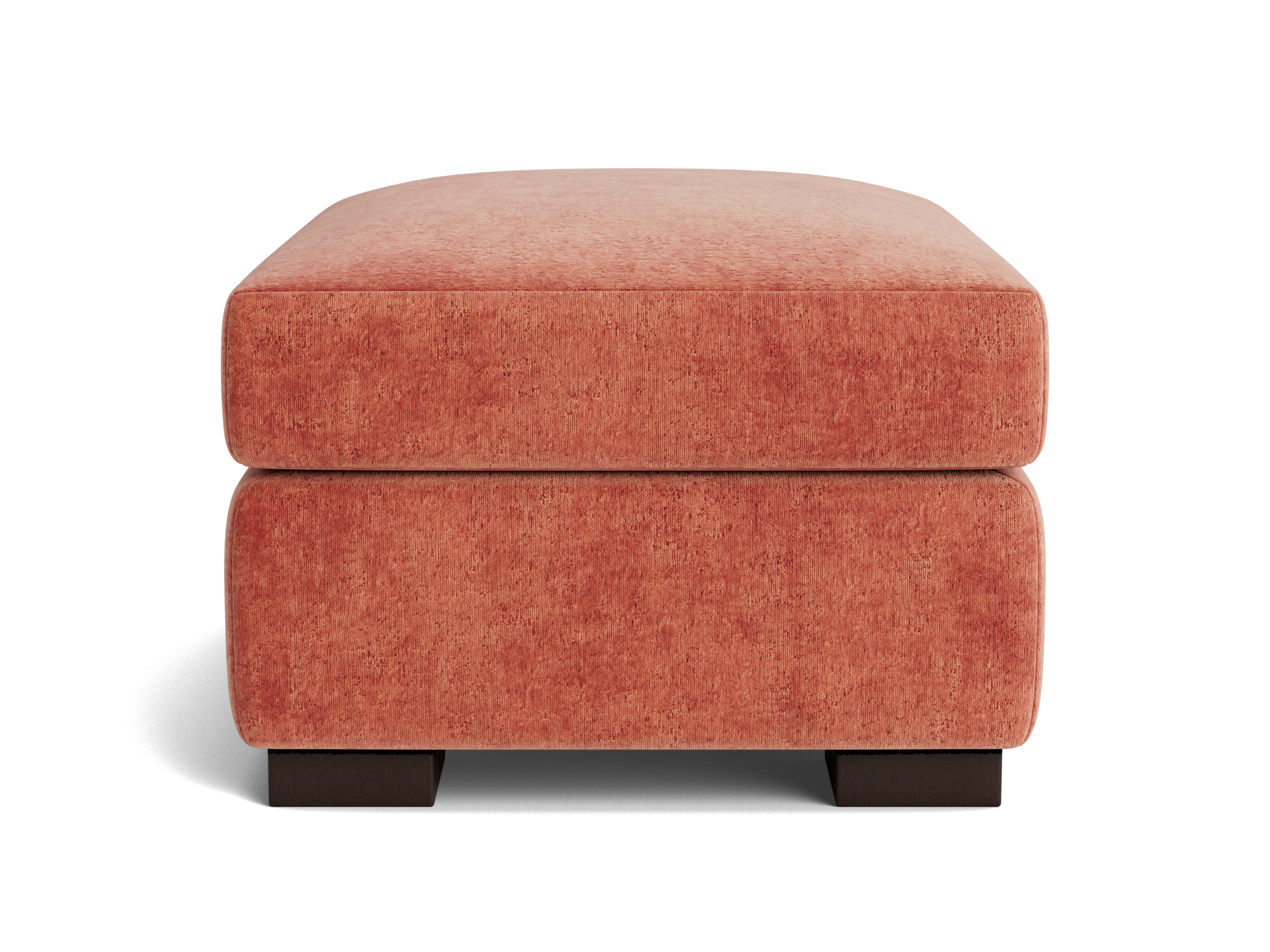 anton storage ottoman plush terra rose