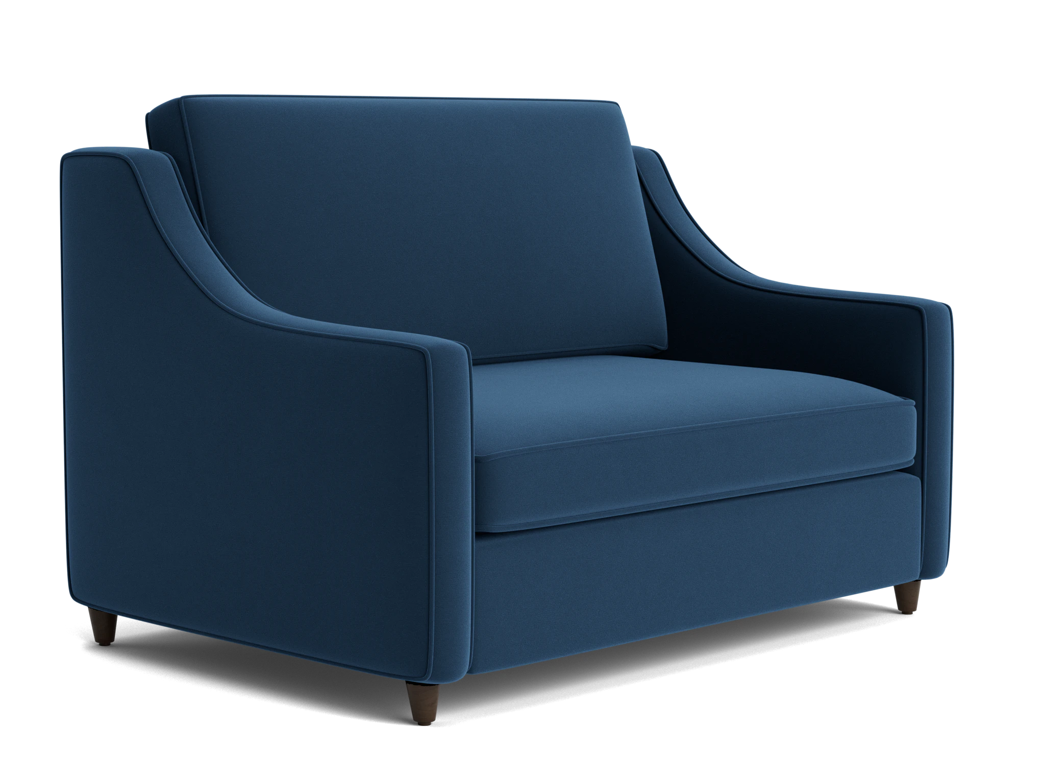 brooks twin sleeper sofa royale cobalt