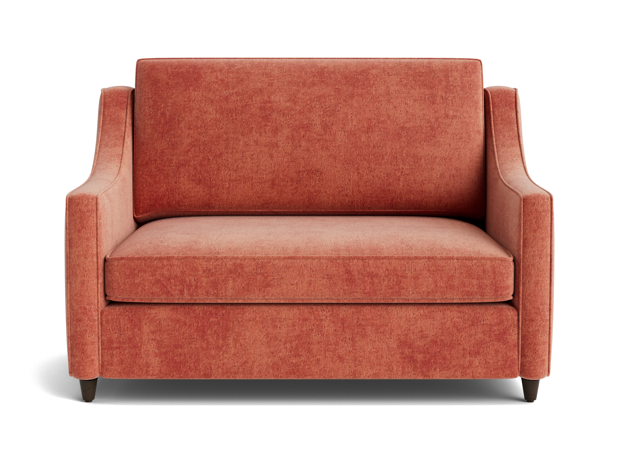 brooks twin sleeper sofa plush terra rose