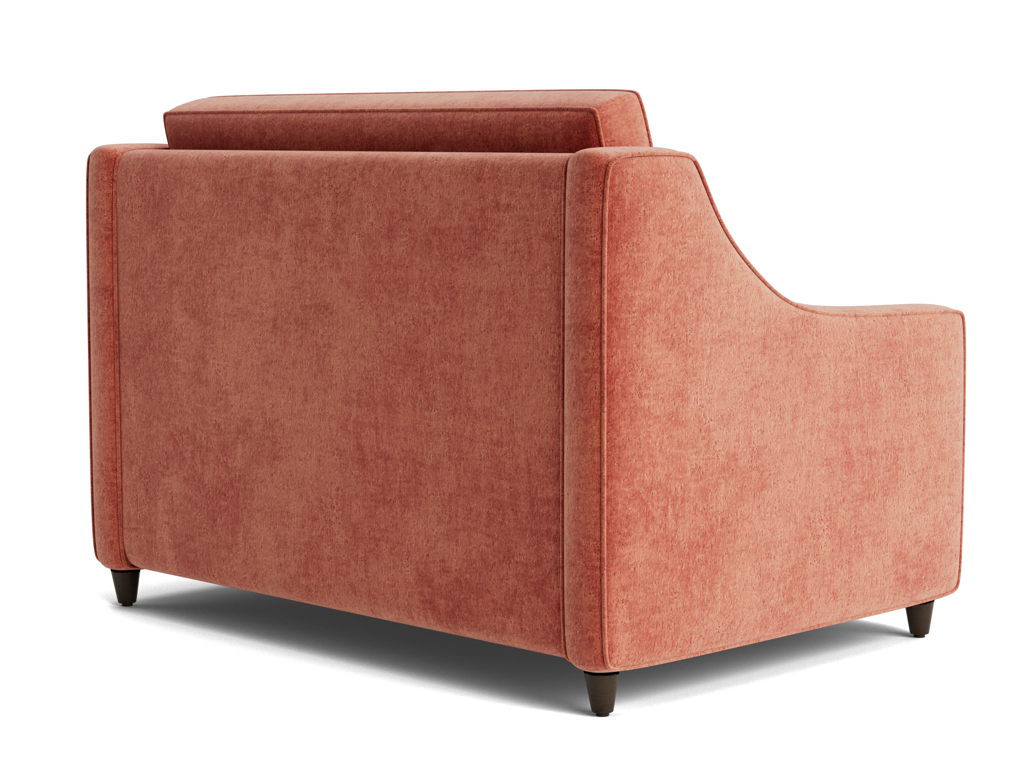 brooks twin sleeper sofa plush terra rose