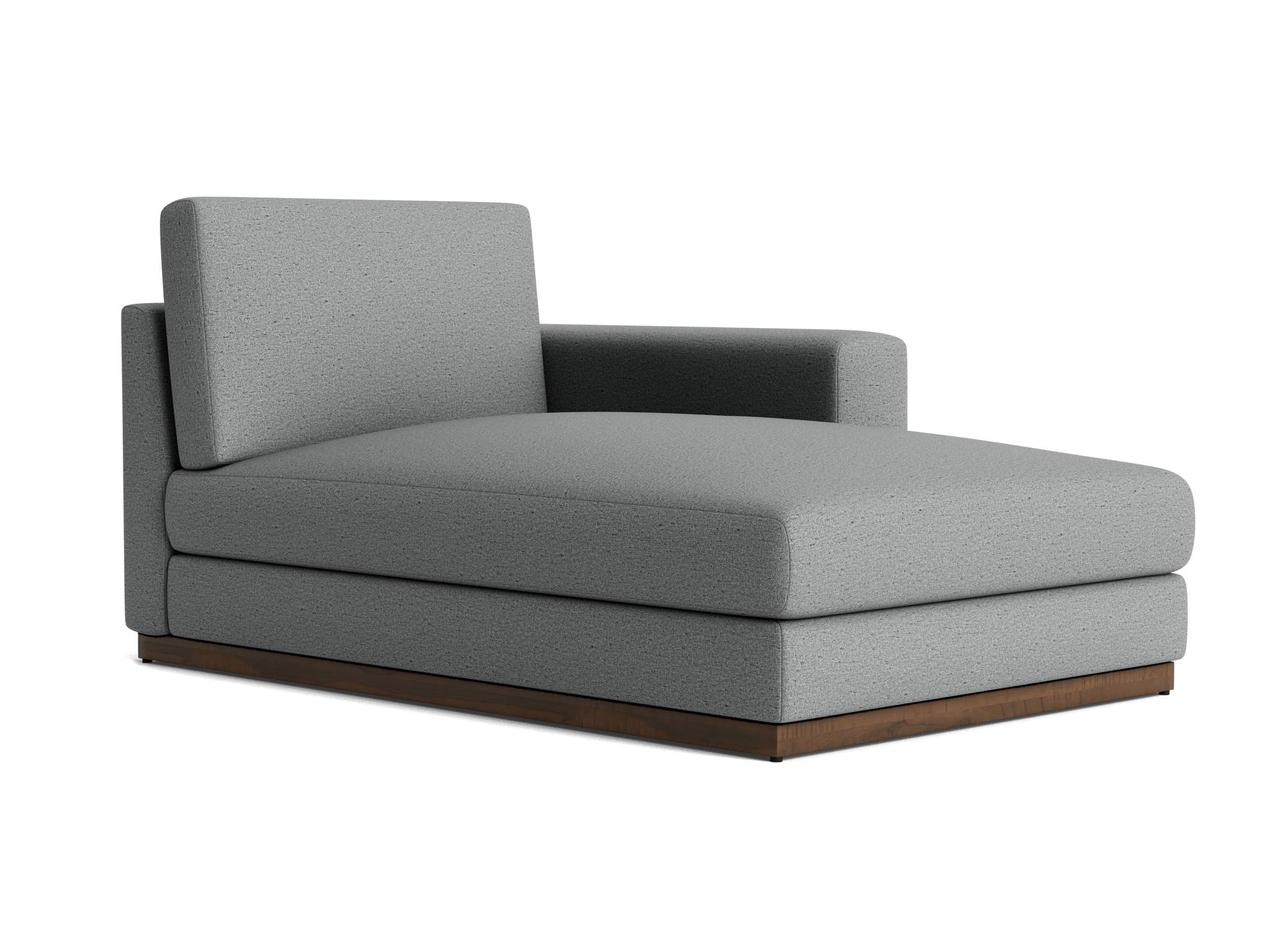 holt single arm storage chaise essence ash