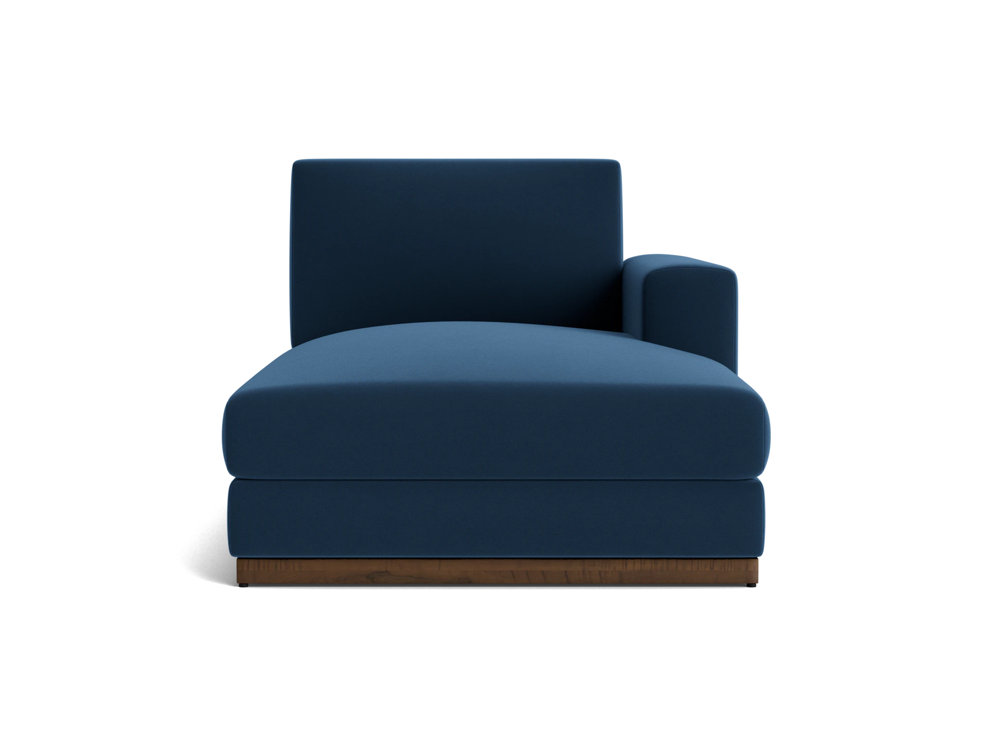 holt single arm storage chaise royale cobalt