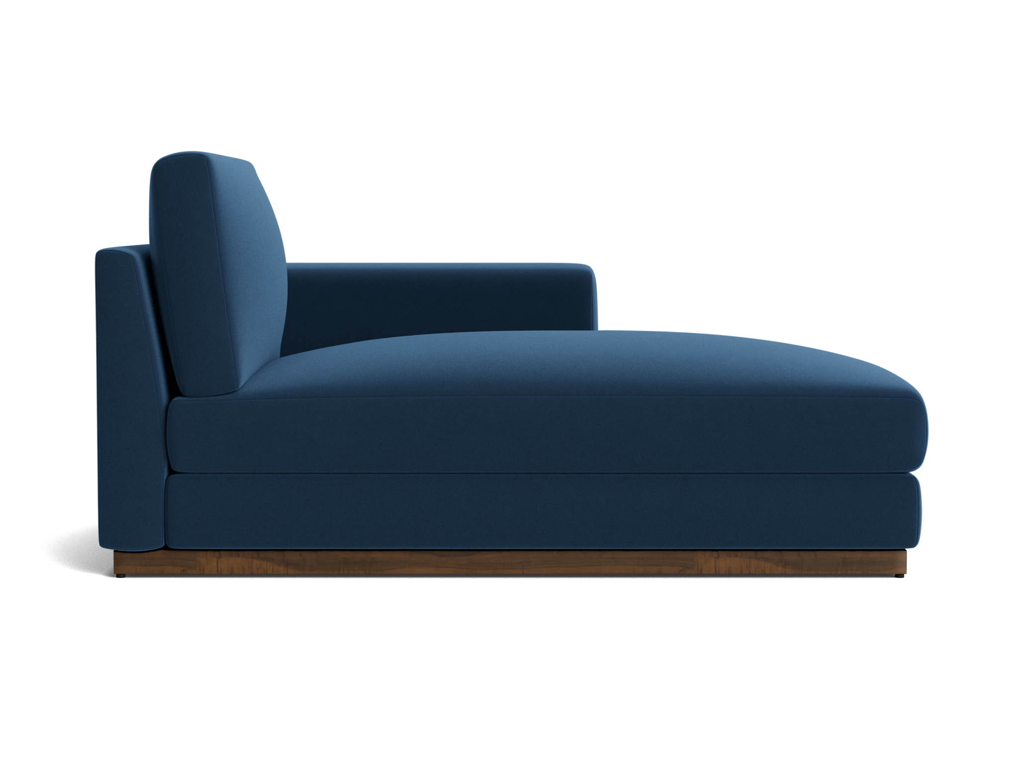 holt single arm storage chaise royale cobalt