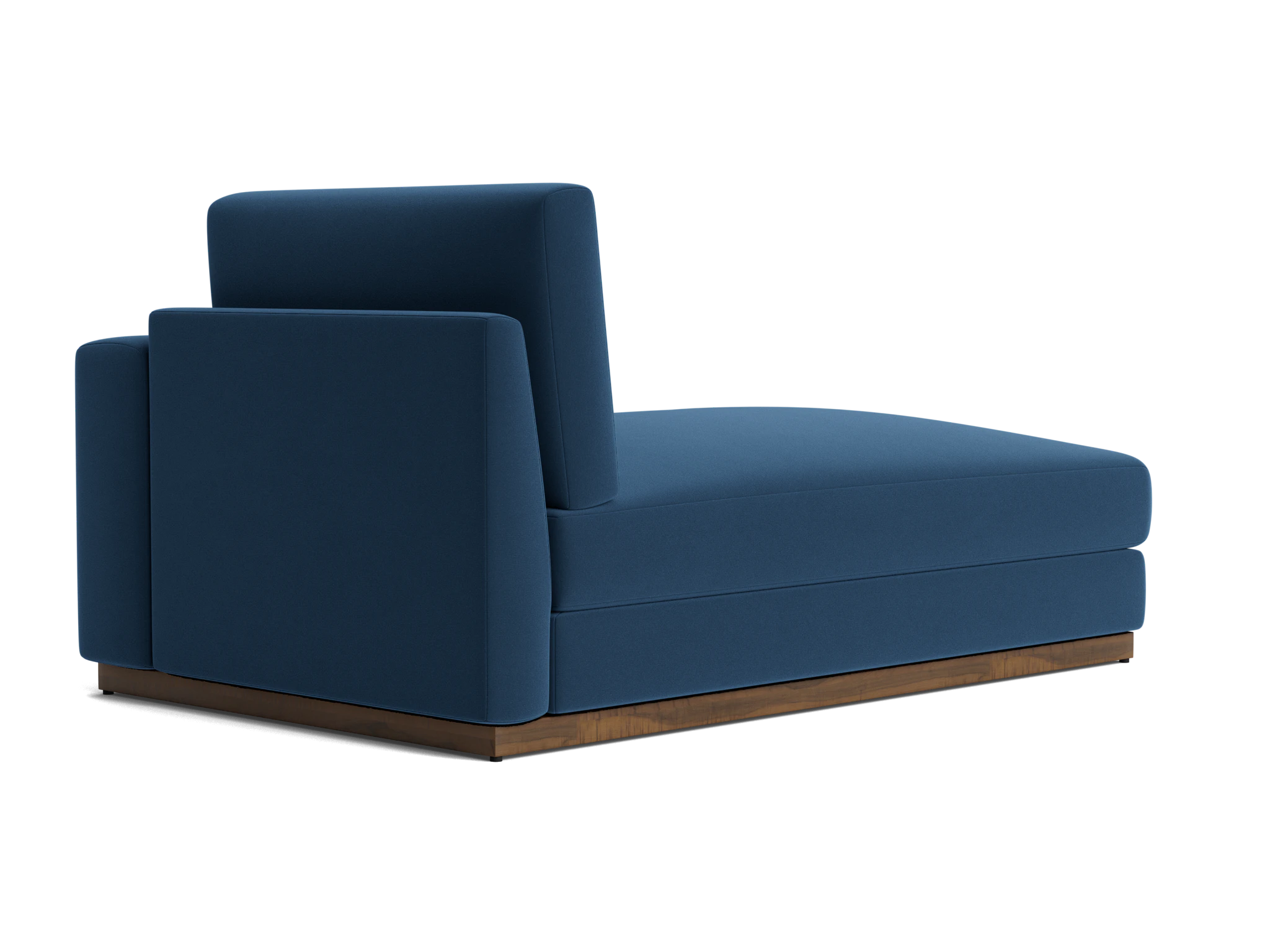 holt single arm storage chaise royale cobalt