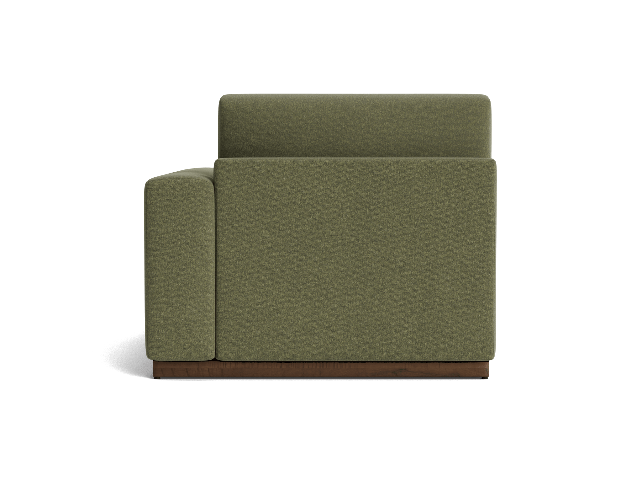 holt single arm storage chaise faithful olive