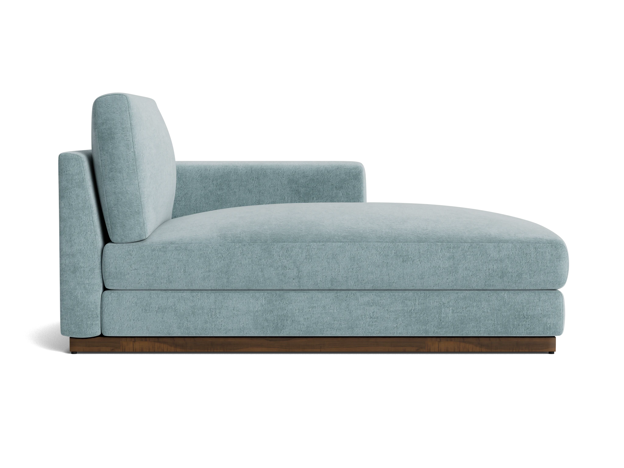 holt single arm storage chaise plush mist