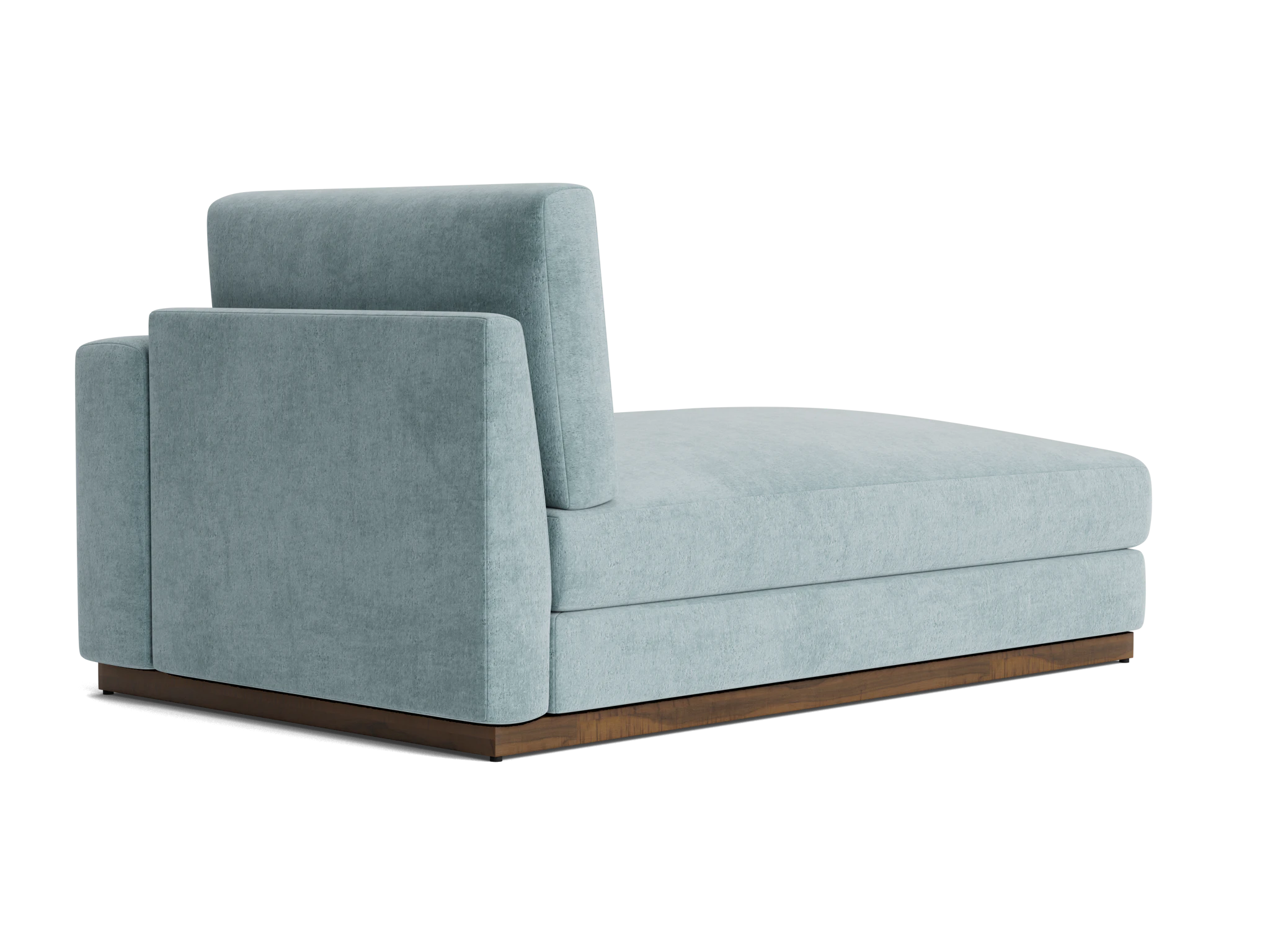 holt single arm storage chaise plush mist