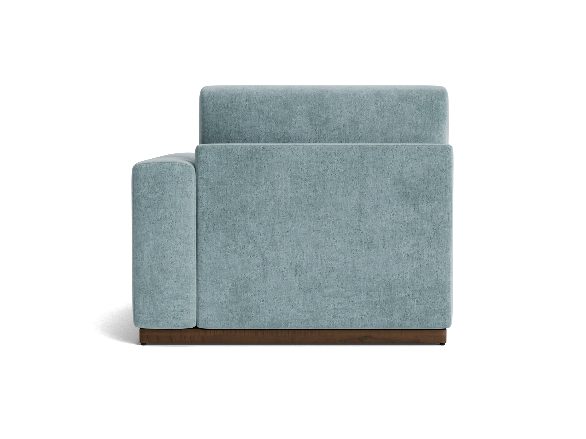 holt single arm storage chaise plush mist