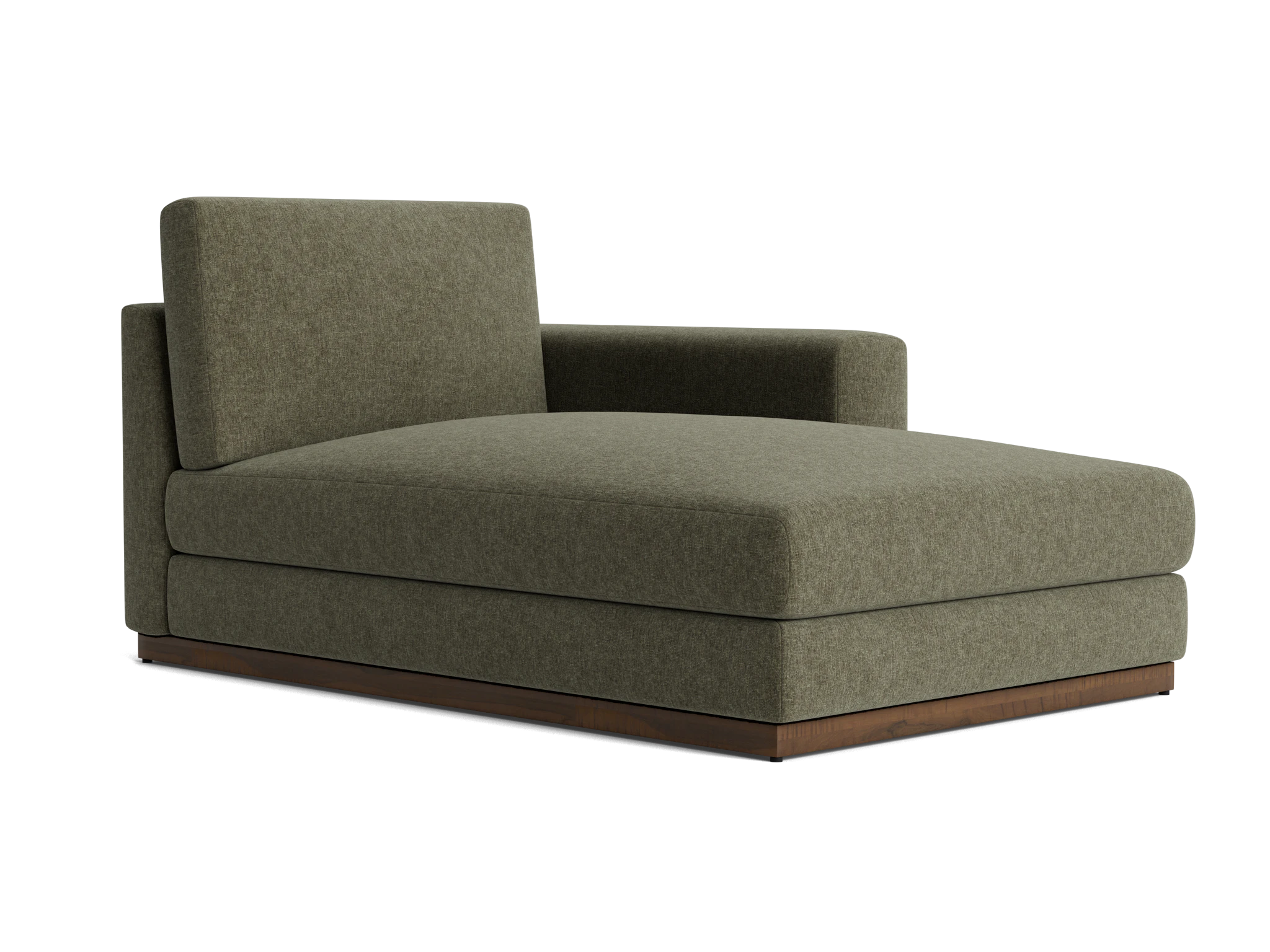 holt single arm storage chaise kenley spruce