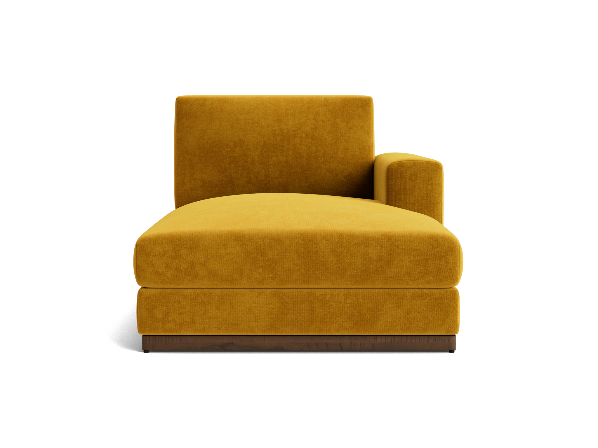 holt single arm storage chaise harper amber gold