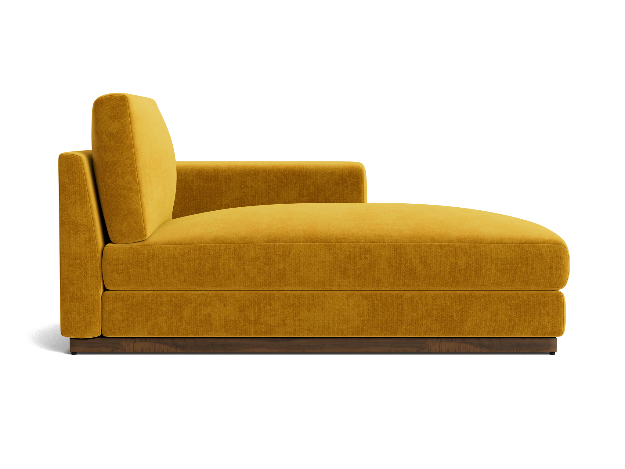 holt single arm storage chaise harper amber gold