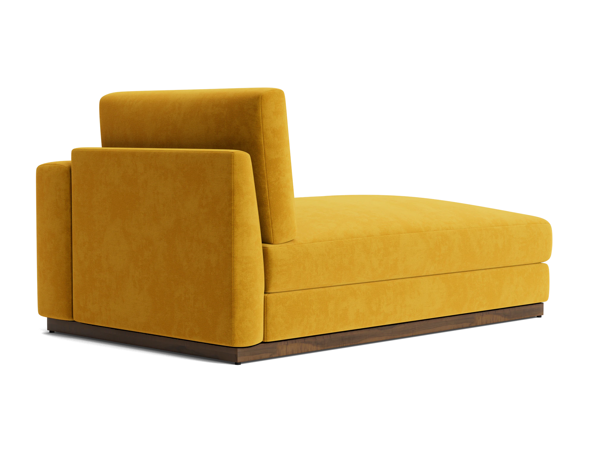 holt single arm storage chaise harper amber gold