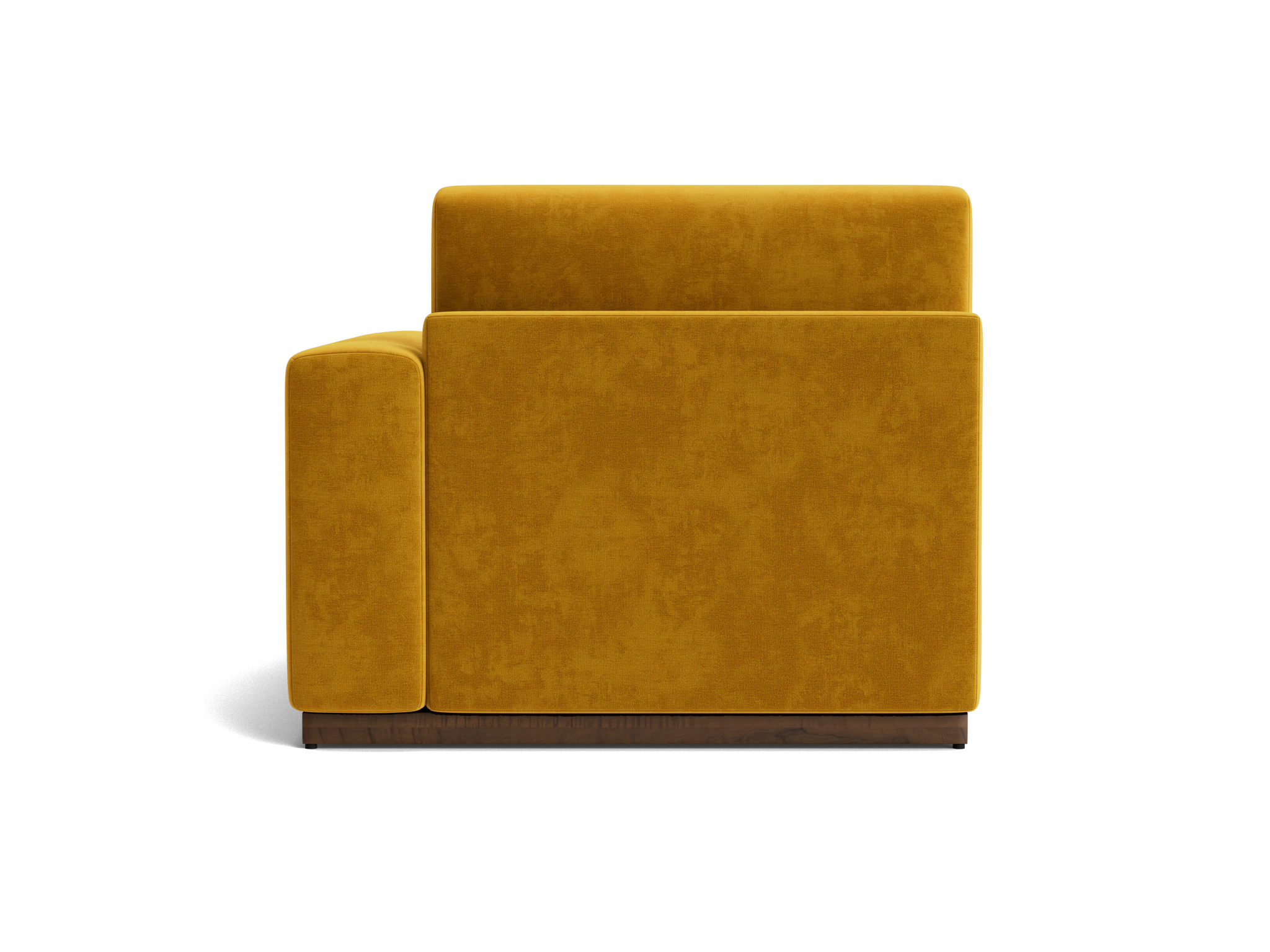 holt single arm storage chaise harper amber gold