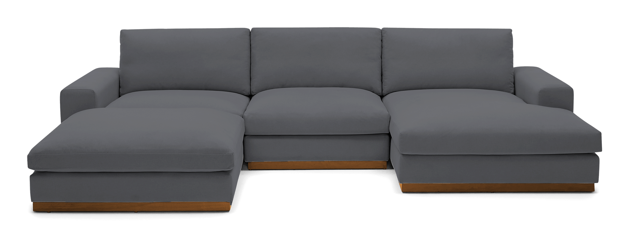 holt modular sofa bumper sectional essence ash