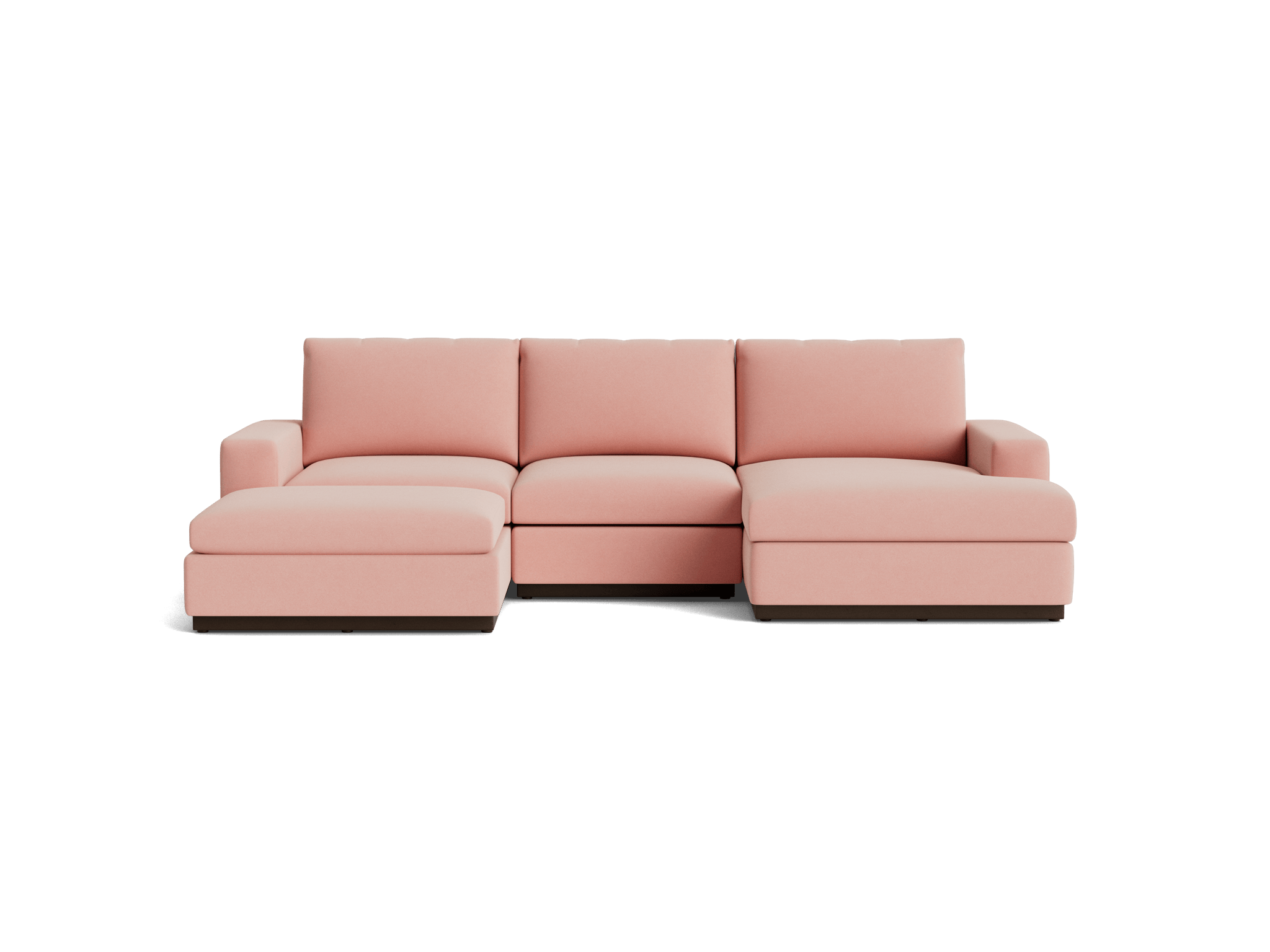 holt modular sofa bumper sectional royale blush