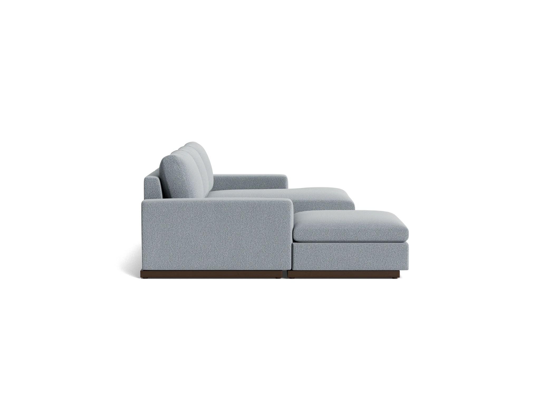 holt modular sofa bumper sectional synergy pewter